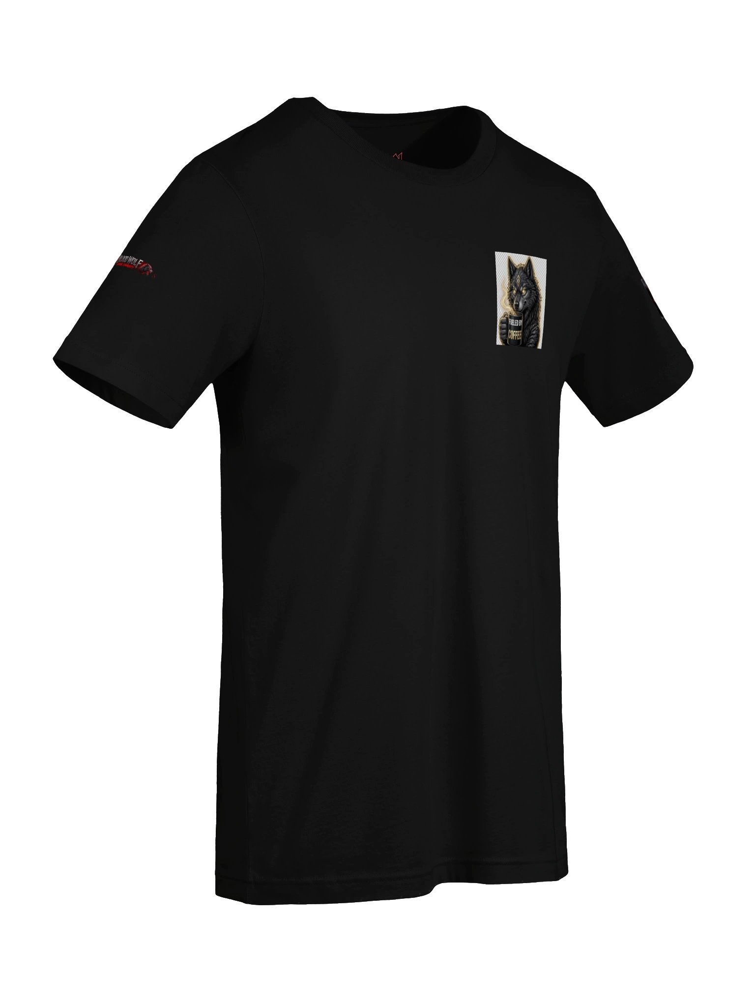 Fueled by Coffee Wolf Tee product image (60)