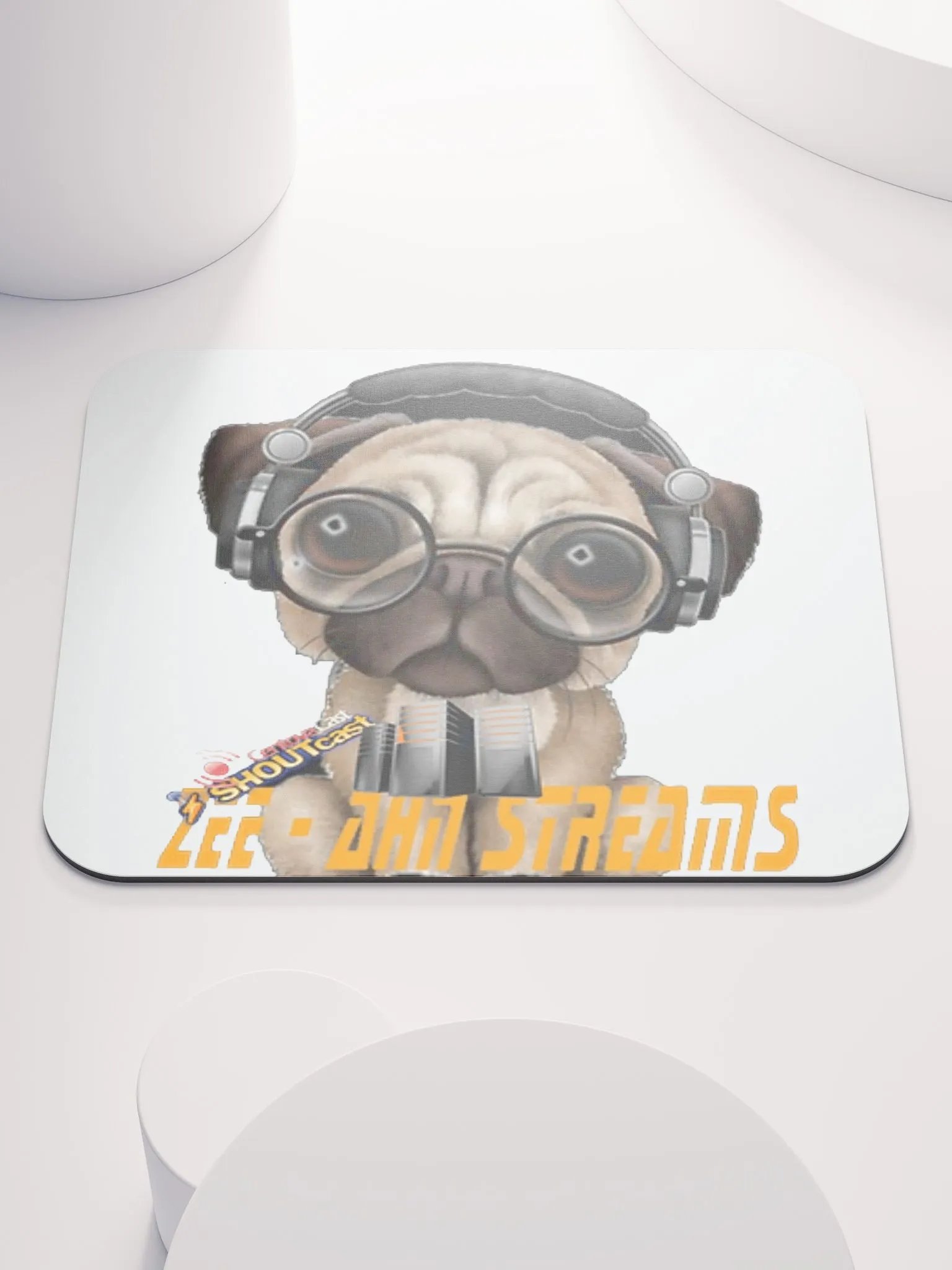 ZEE- DJ Barnie Sticker Mouse Pad product image (1)