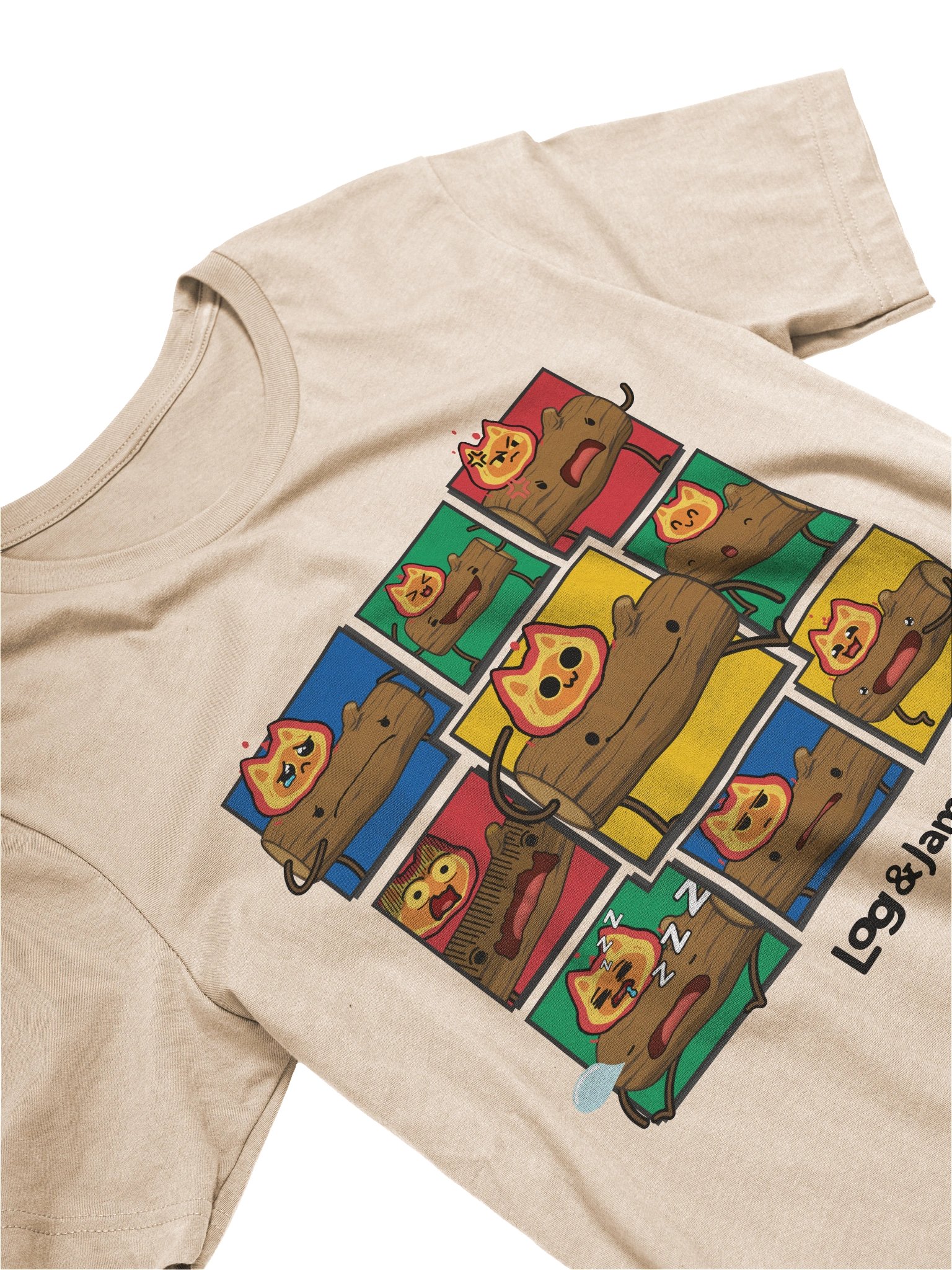 Bunch of Feelings Adult T-Shirt: Log & Jam Edition product image (2)