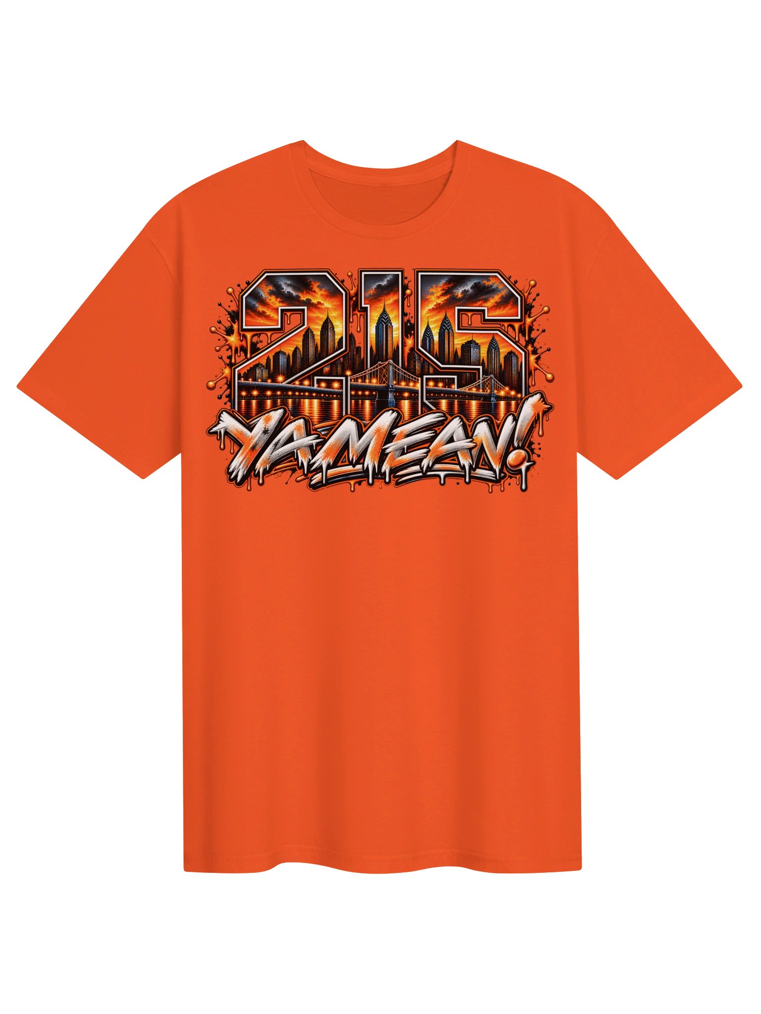Philadelphia City Edition "215" Classic T-Shirt By Blacktop Brand product image (51)