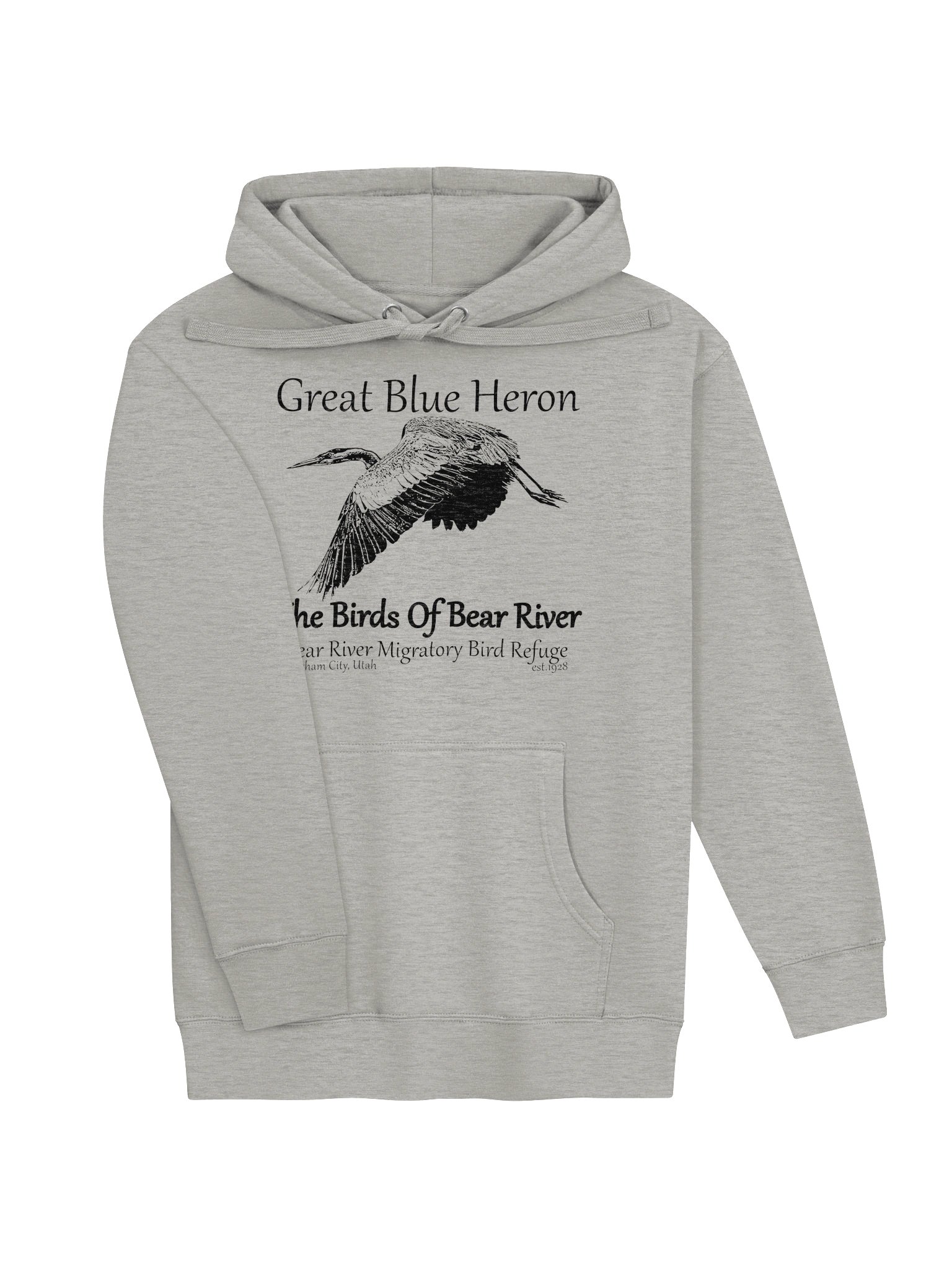 Birds of Bear River Great Blue Heron Premium Hoodie product image (27)