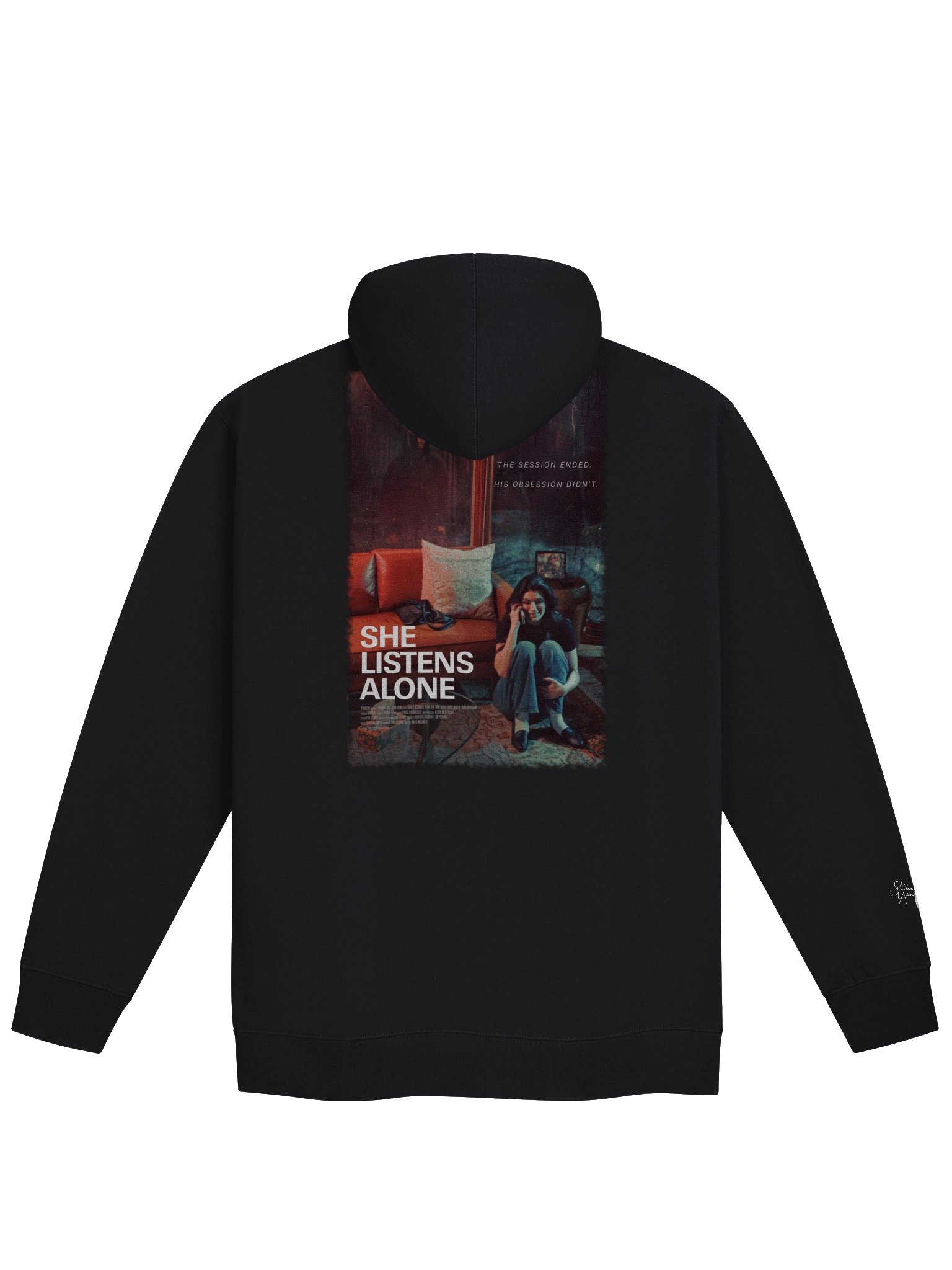 She Listens Alone -Official Movie Poster Fleece Zip Up Hoodie product image (2)