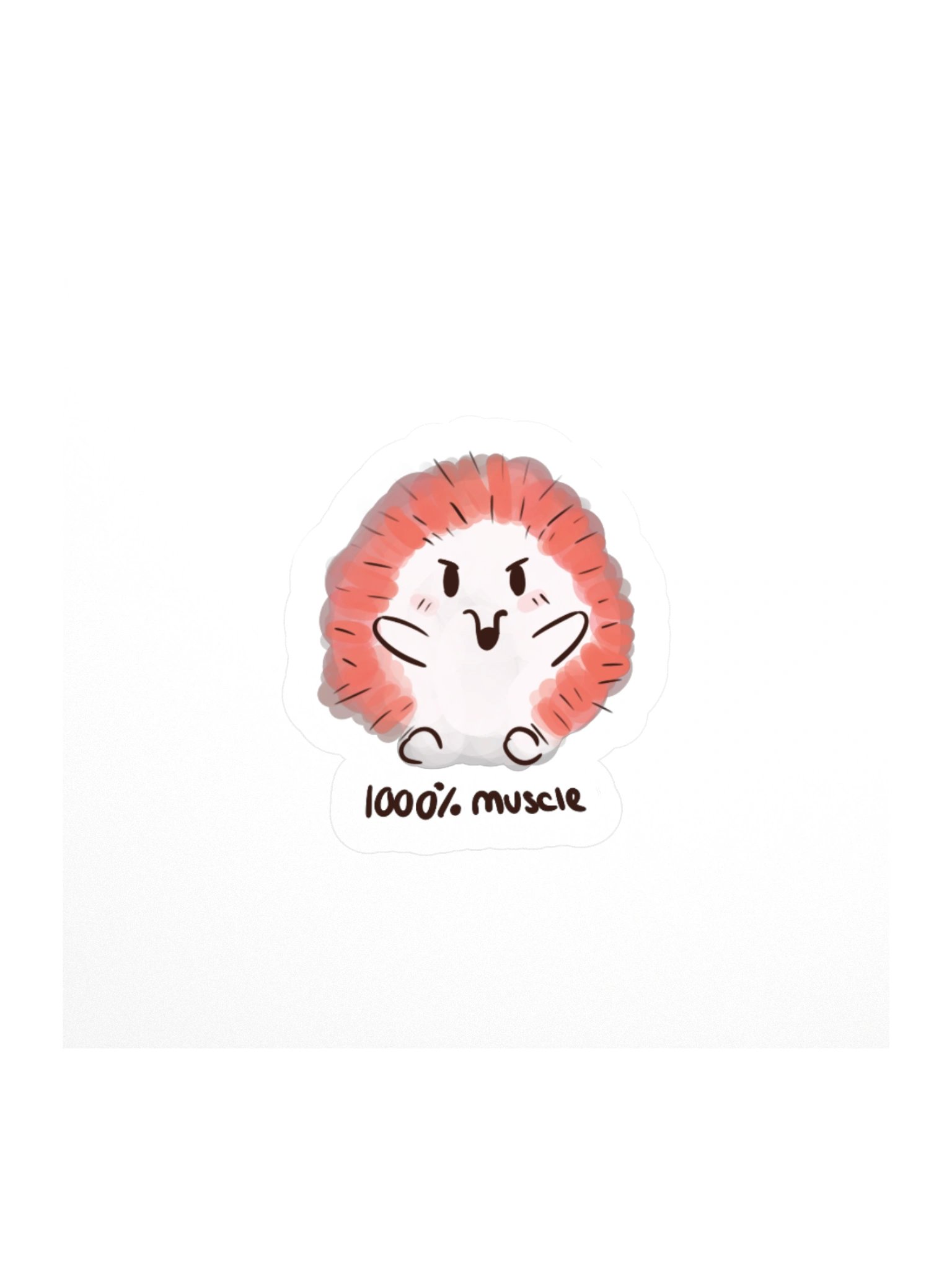 Knuckles 1000% Muscle - Sticker product image (2)