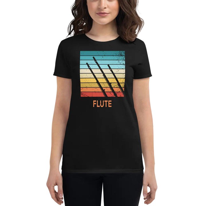 Retro Abstract Flute - Gildan Women's Fit - Kay product image (2)