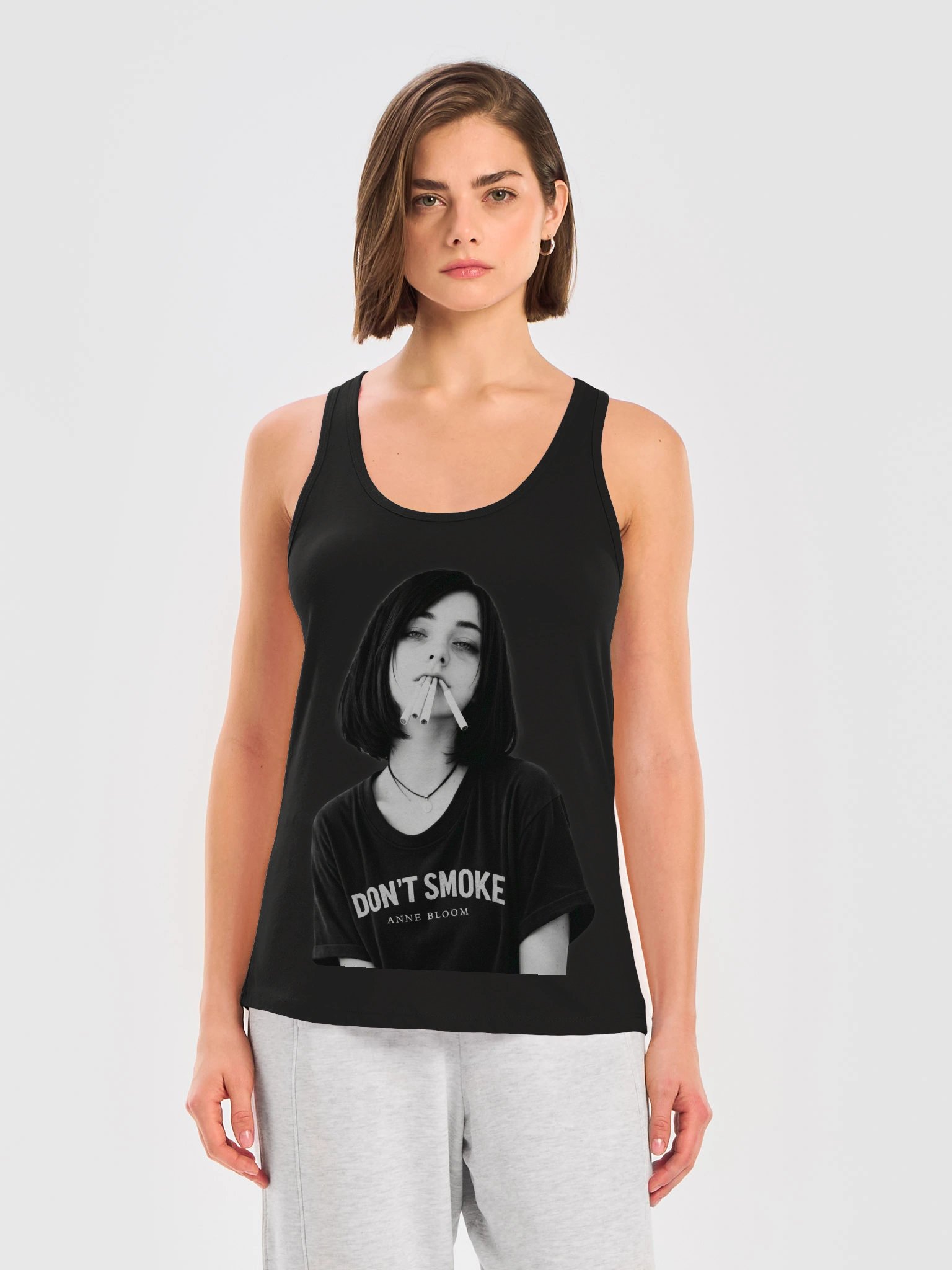 Women's Racerback Tank Top - DON’T SMOKE product image (9)