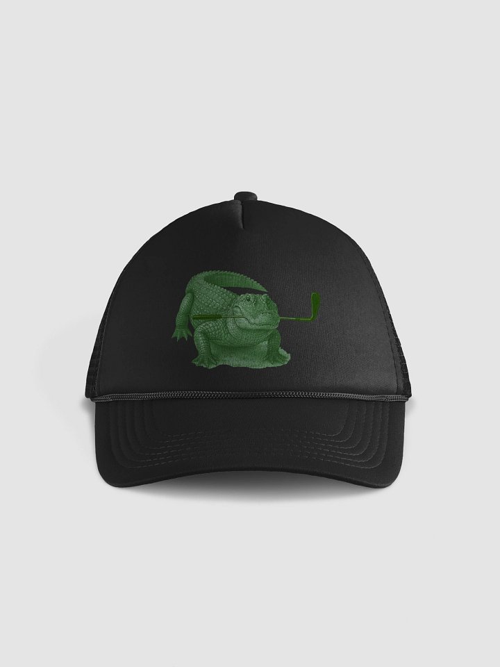 Golfing Gator Foam Trucker Hat product image (1)