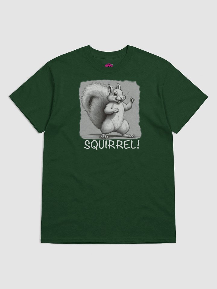 Cheerful ADHD Squirrel! Cartoon T-Shirt product image (1)