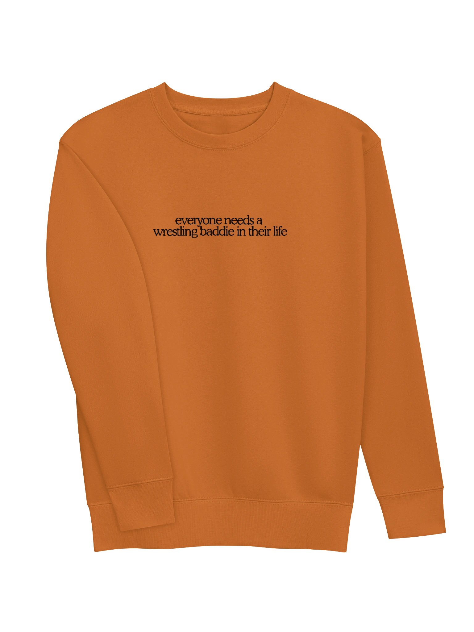 Everyone Needs A Wrestling Baddie In Their Life Embroidered Crewneck product image (3)