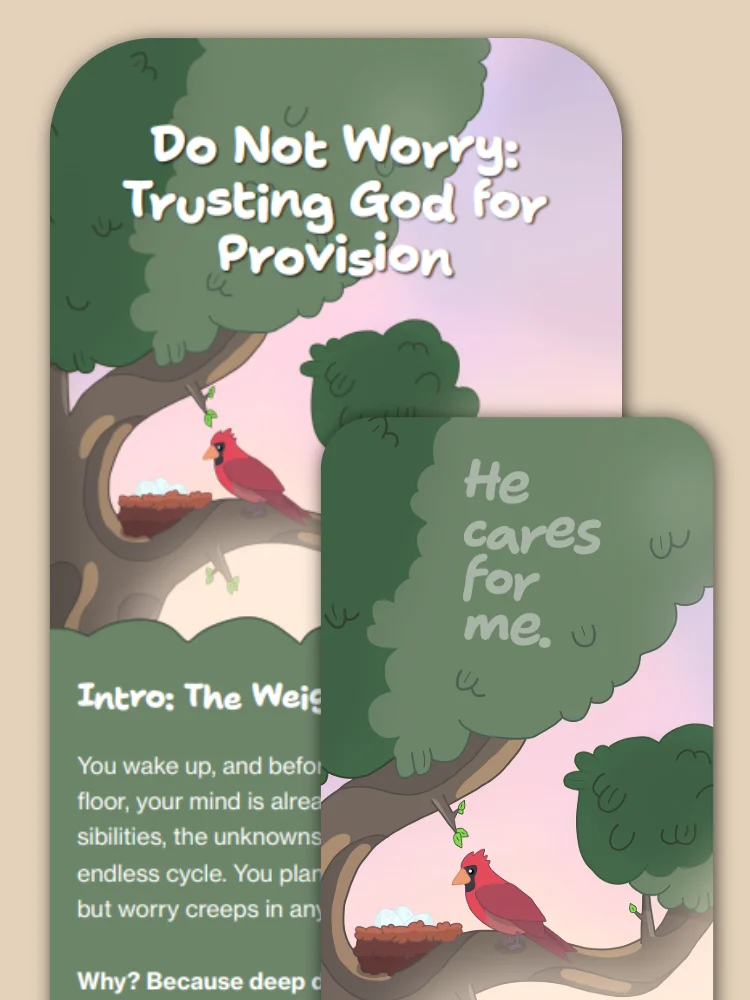 Do Not Worry: Trusting God for Provision product image (1)