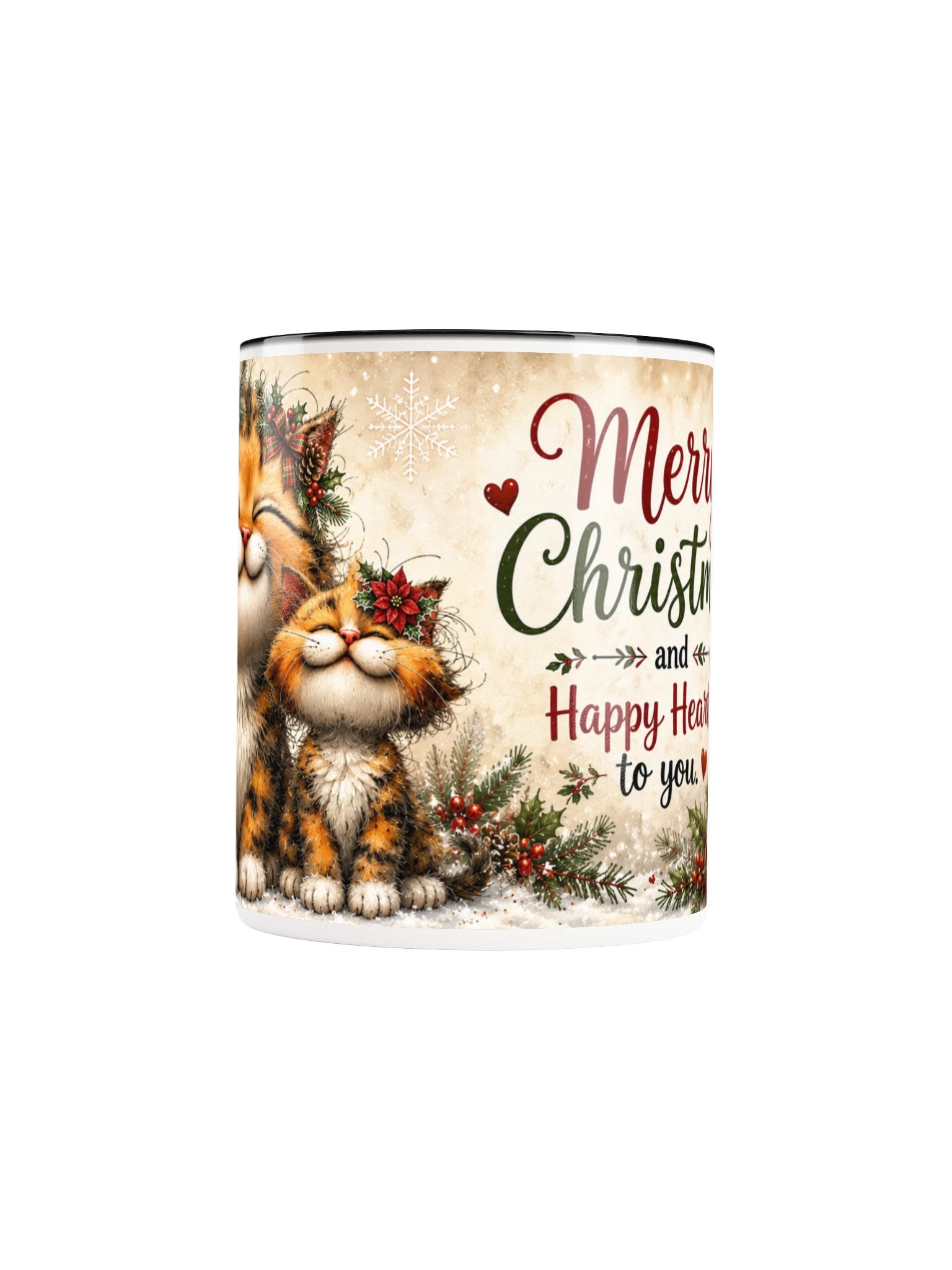 Merry Christmas Happy Hearts Mug product image (38)