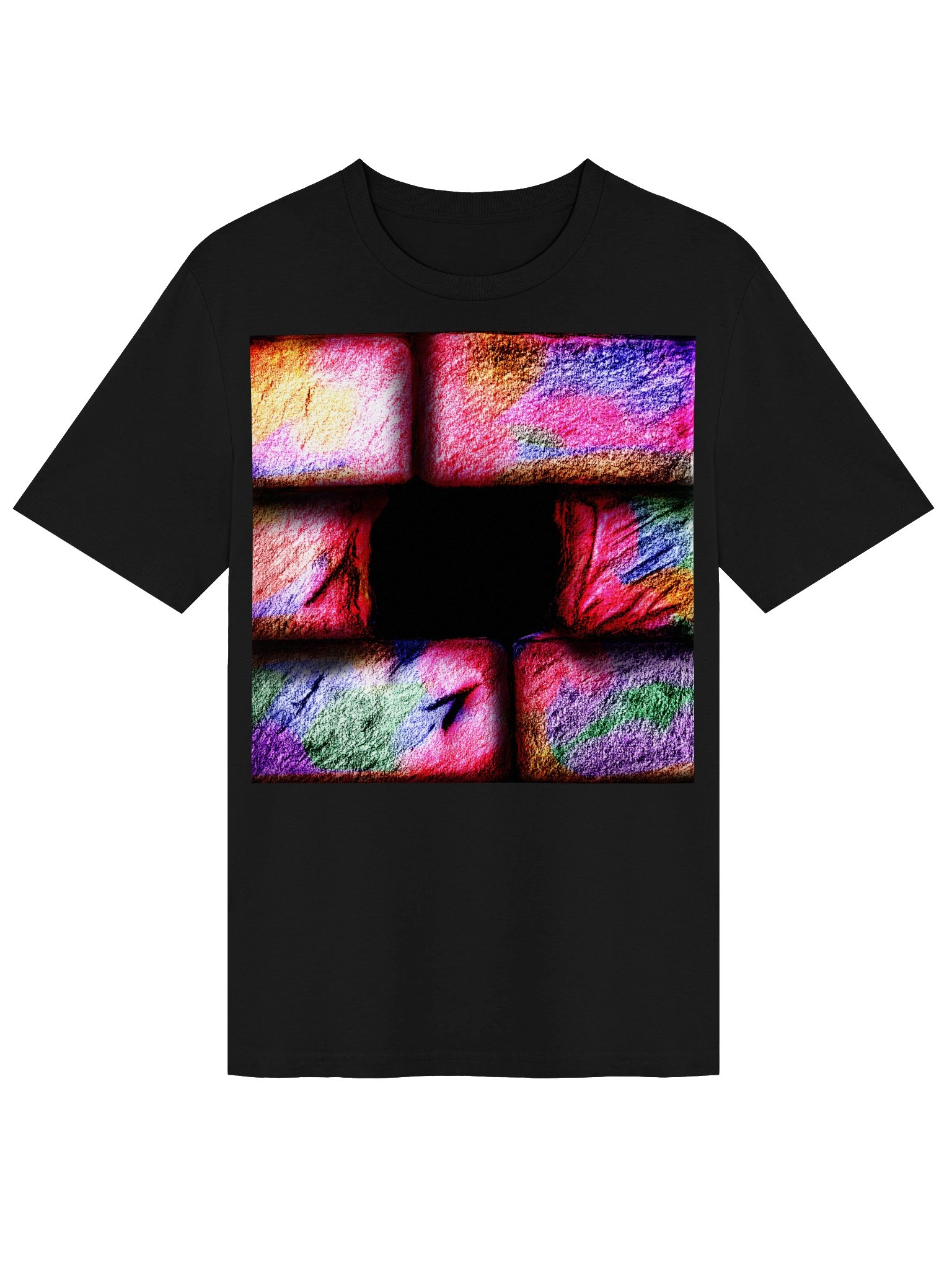 "Wall" T-Shirt. Unisex Stanley/Stella Organic Ribbed Neck T-Shirt product image (1)