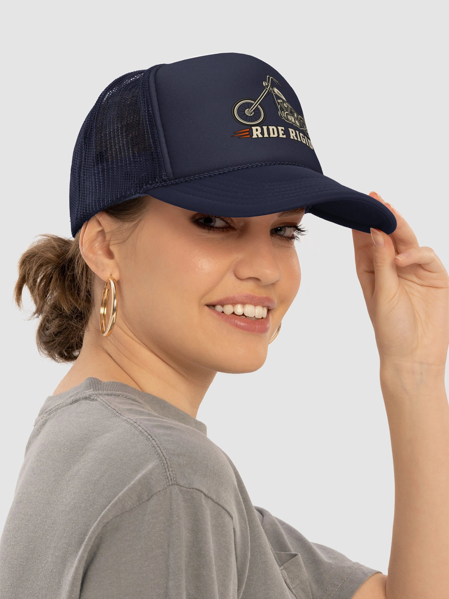 Otto Foam "Ride Rigid" LogoTrucker Hat product image (7)