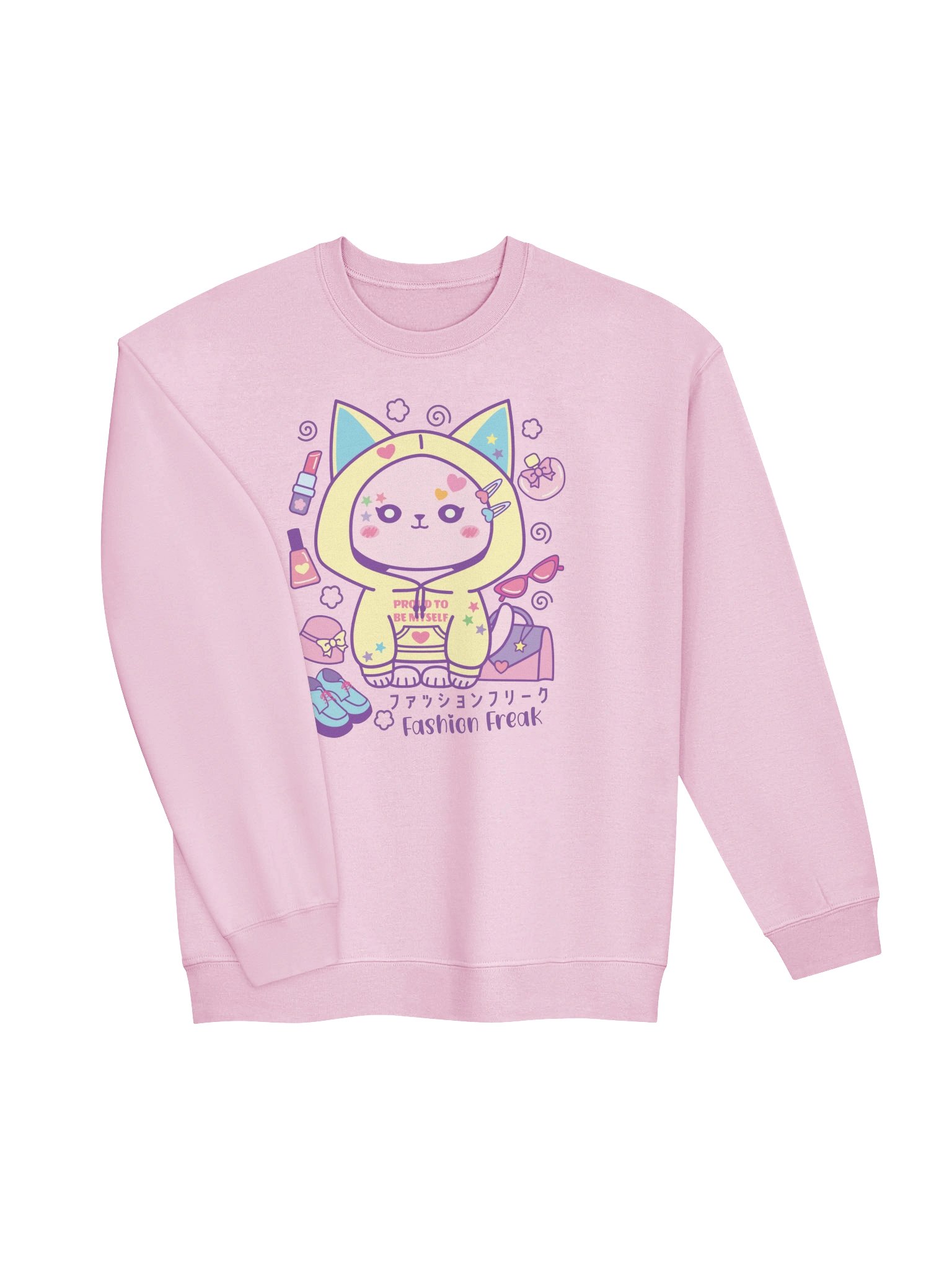 Fashion Freak Cat - Unisex Adult Sweatshirt product image (2)