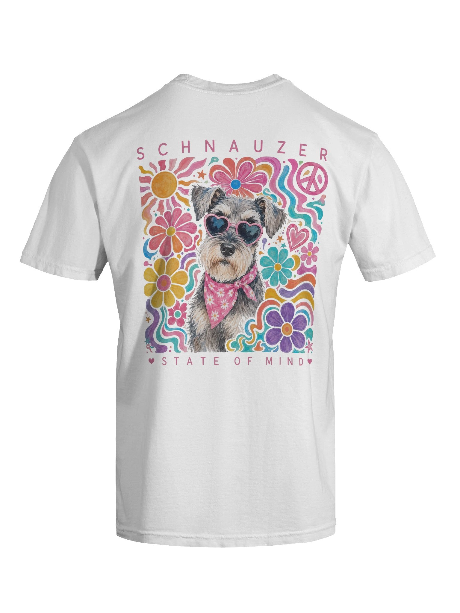 Schnauzer State of Mind™ Back Print Tee product image (2)