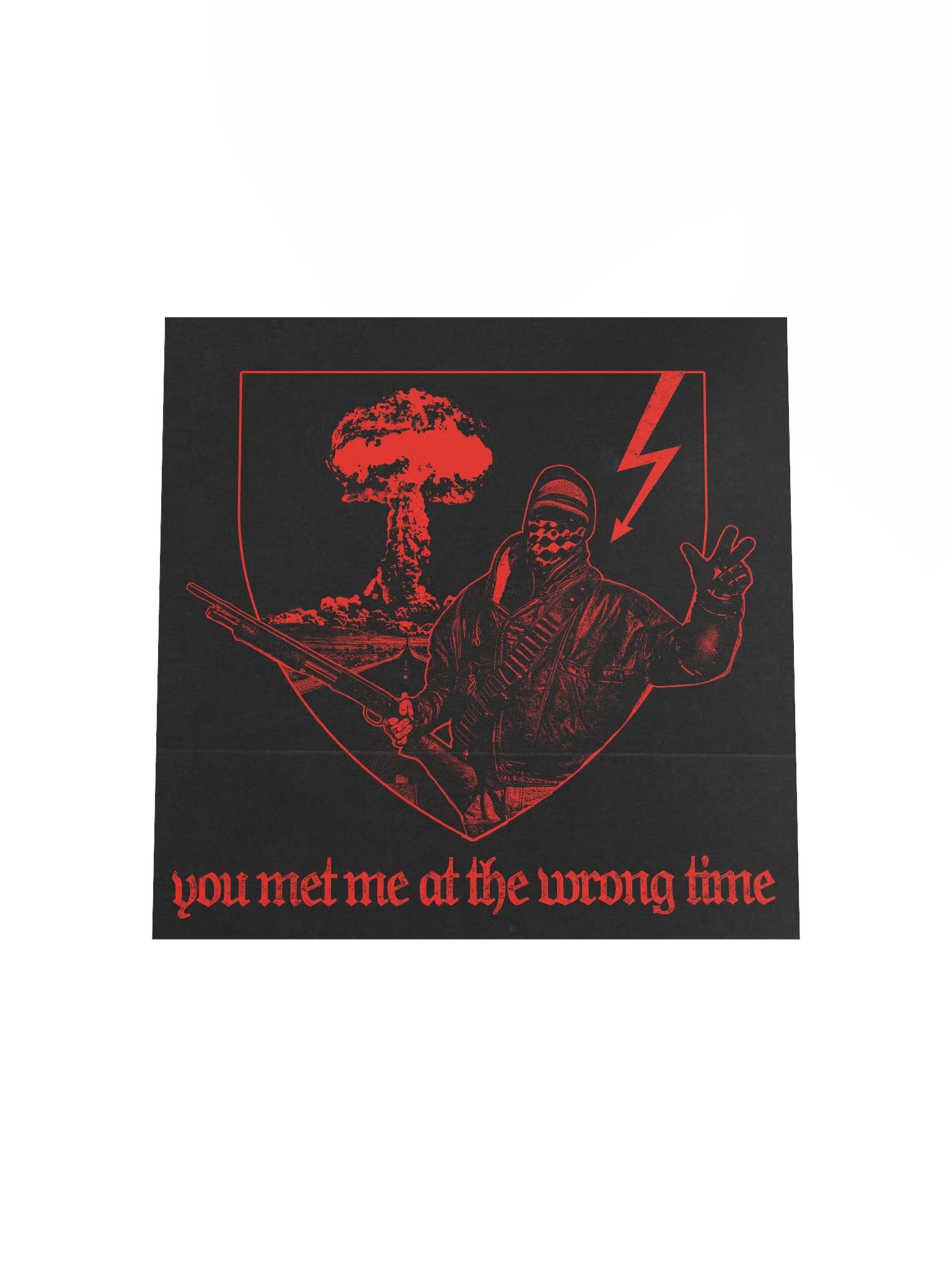 "WRONG TIMING" POSTER RED product image (20)