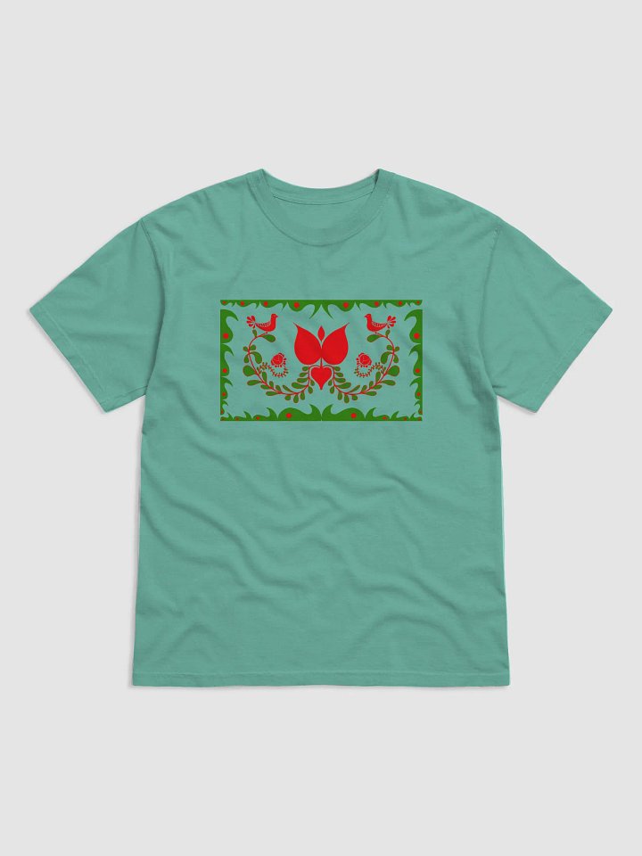 Hungarian Green Folk Art T-Shirt product image (1)