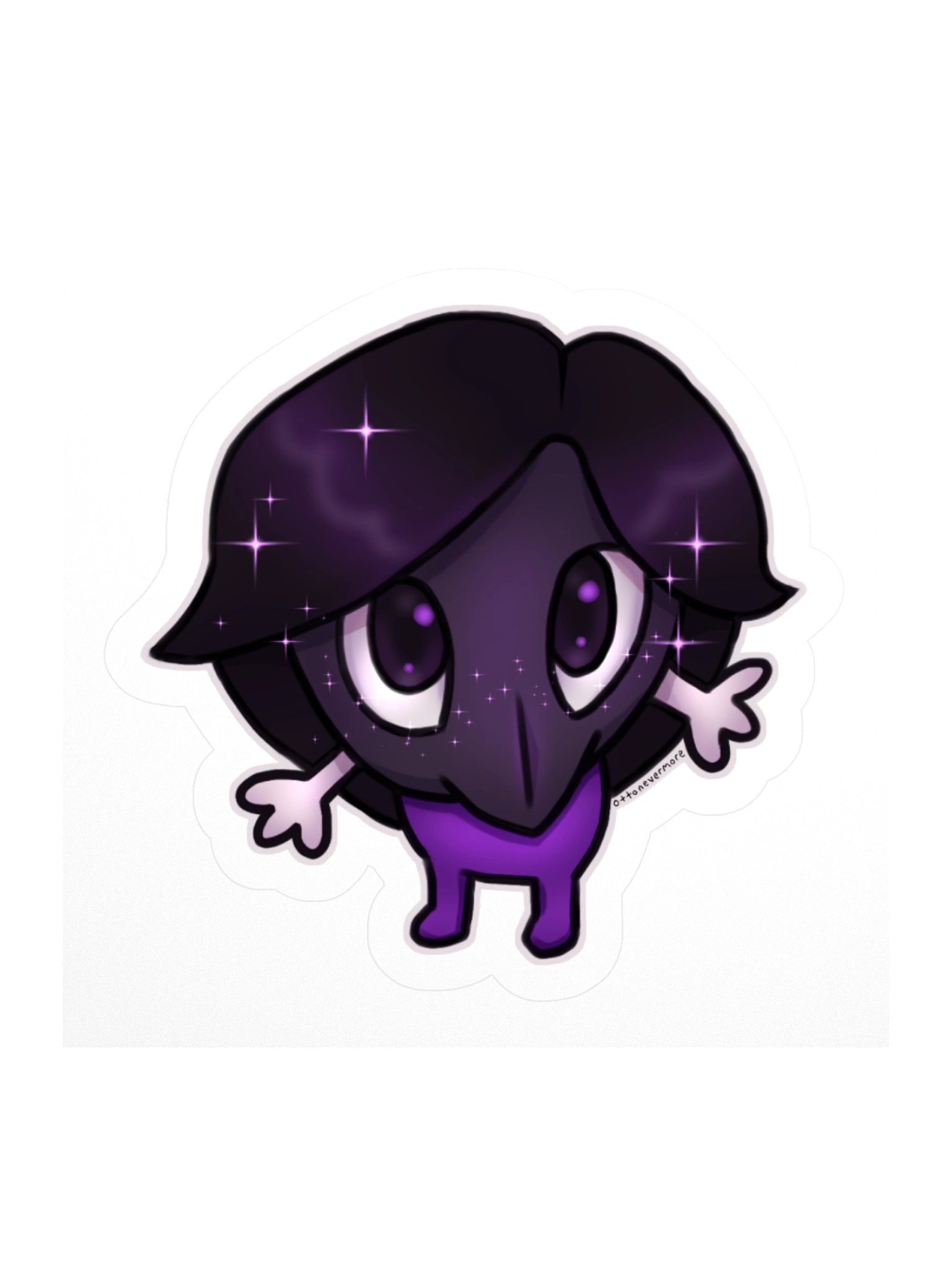 lil nevermore - looking STICKER product image (3)