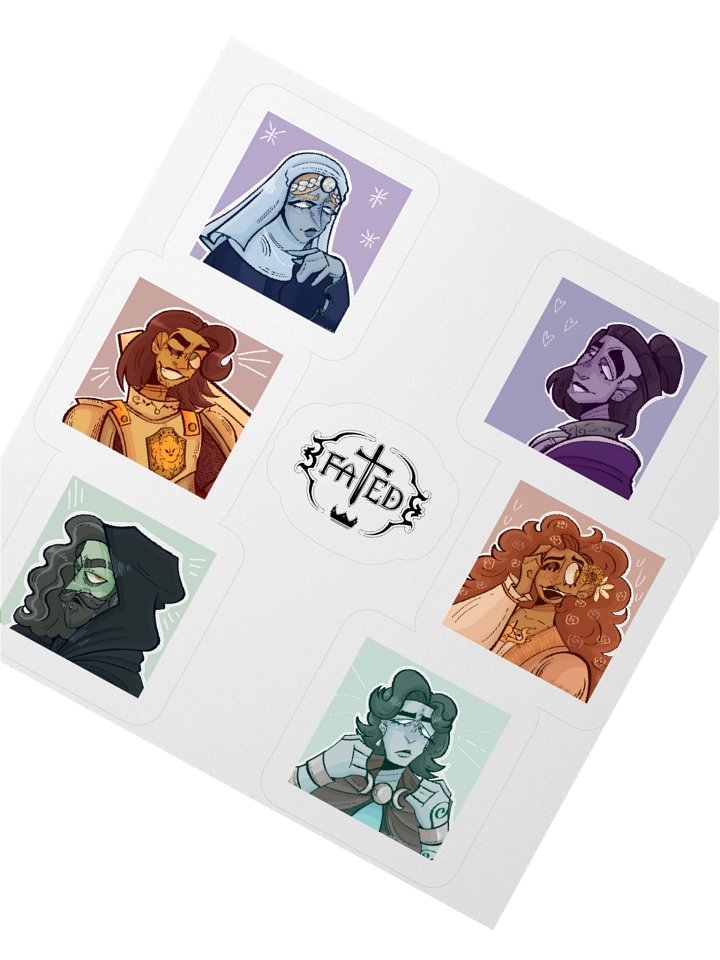 Fated Main Cast Sticker Set (Act 1) product image (5)