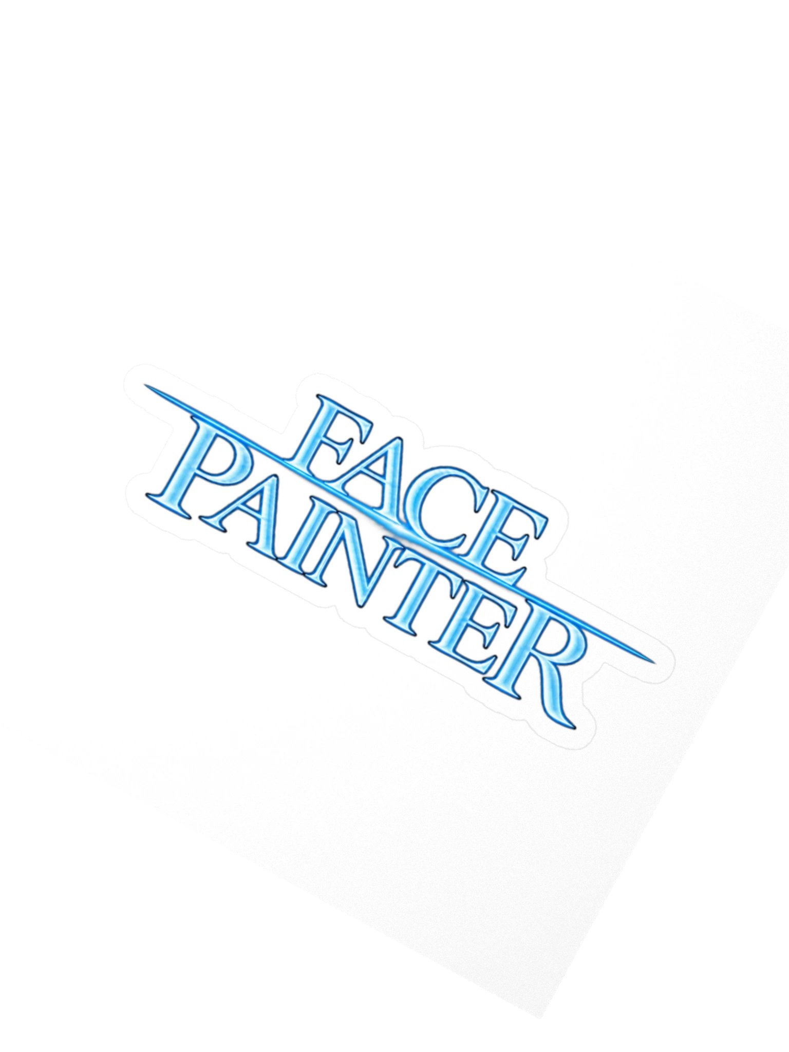 Face Painter Spectral Glow Kiss Cut Sticker product image (2)