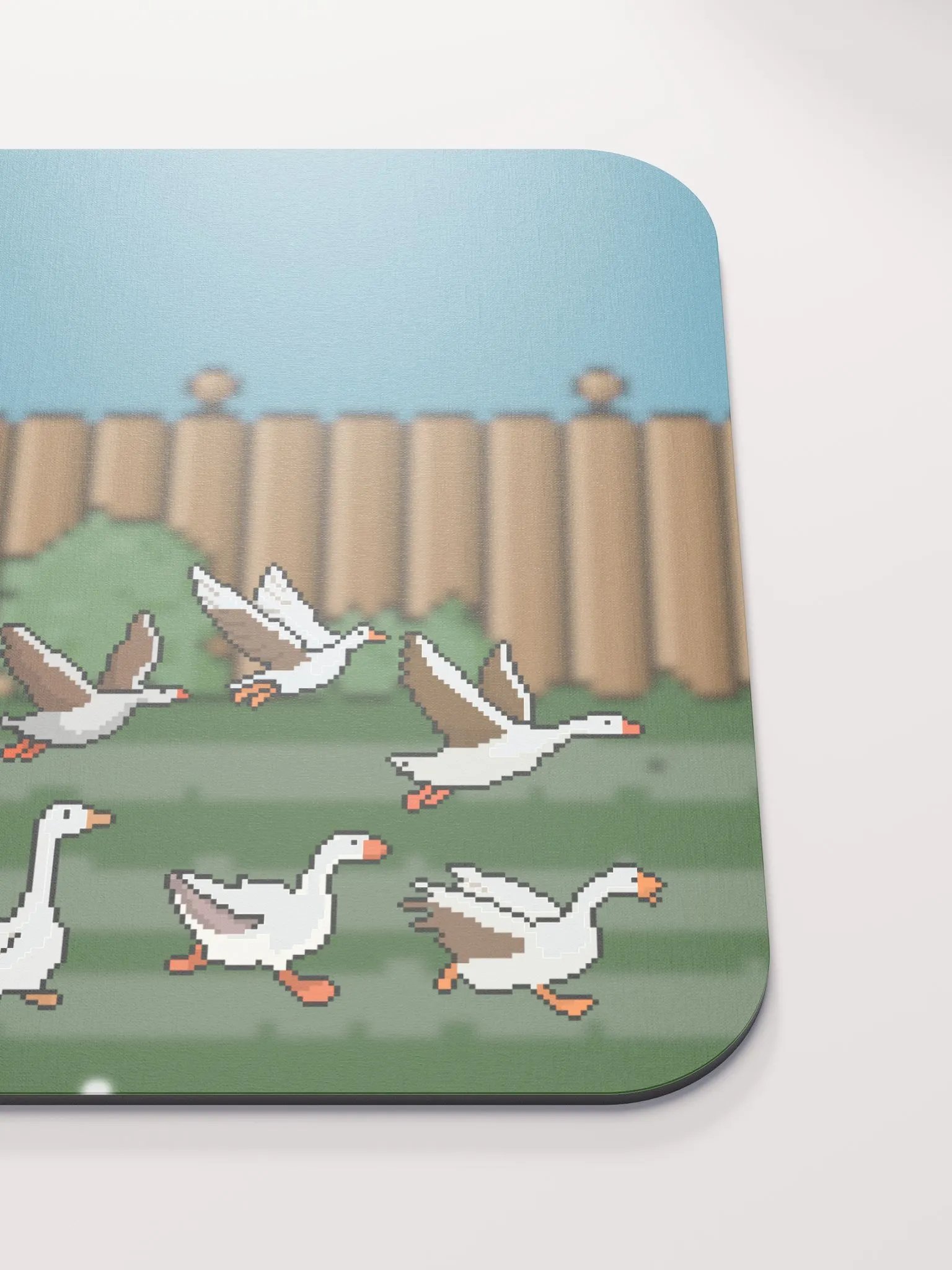 What the Flock Pixel-Art Goose Mouse Mat product image (5)