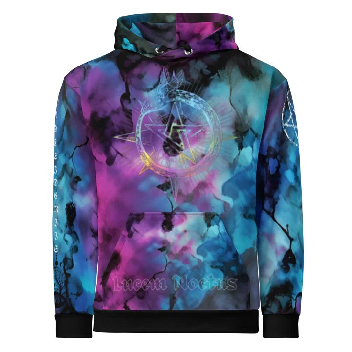 TIEDYE4GOTHIC STAR HOODIE product image (1)