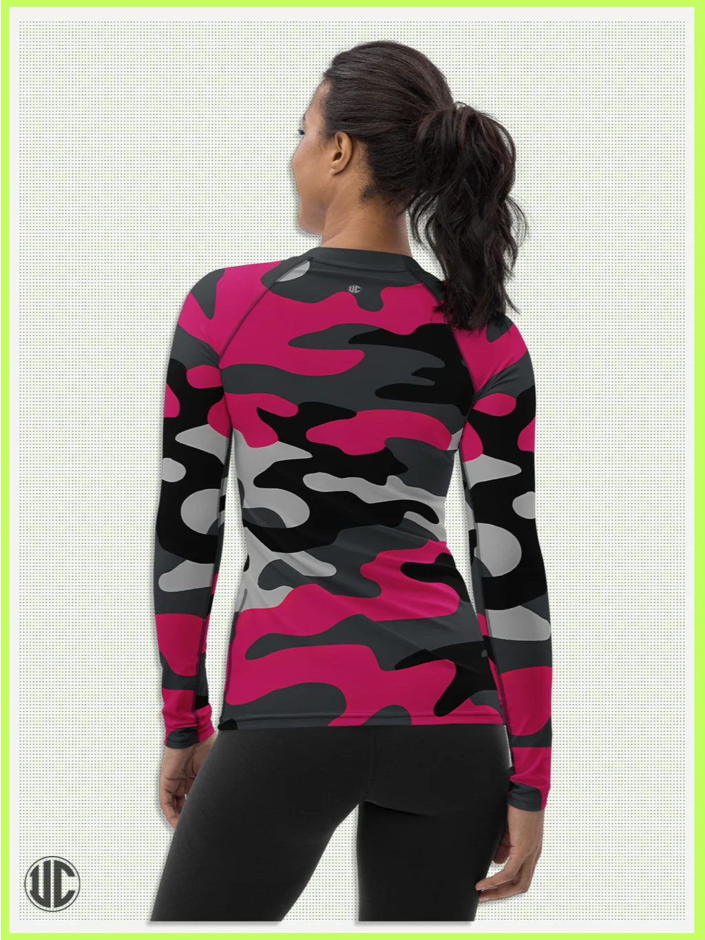 Savage Pink Camo – Women’s Rash Guard product image (2)