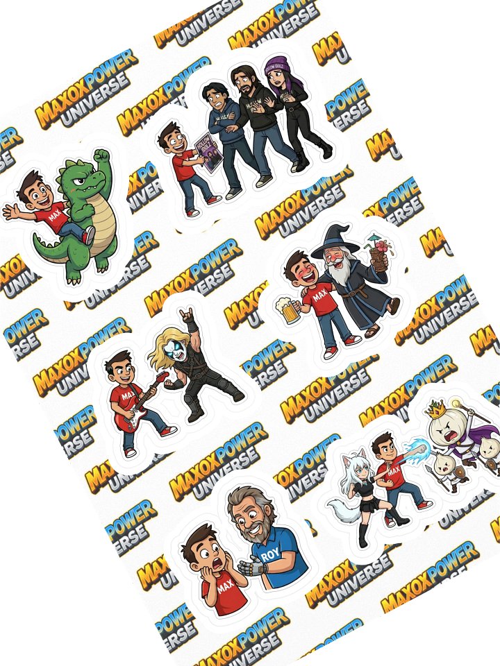 Maxoxpower x AIU – Heroes Sticker Pack product image (1)