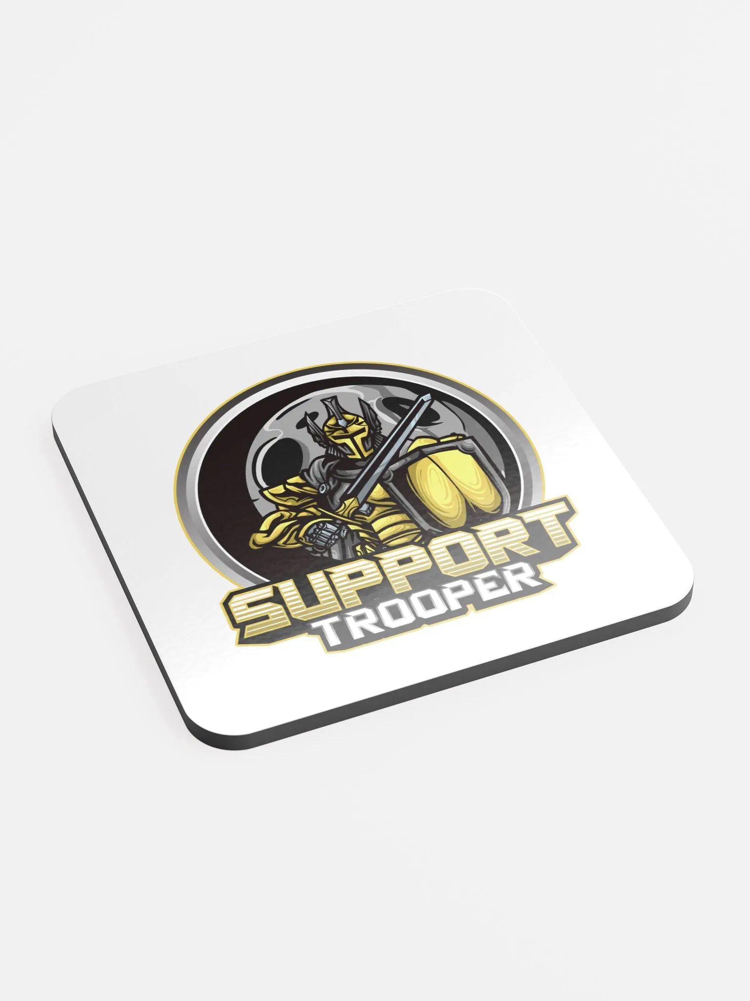 SupportTrooper – Knight Crest Cork Coaster Set product image (2)