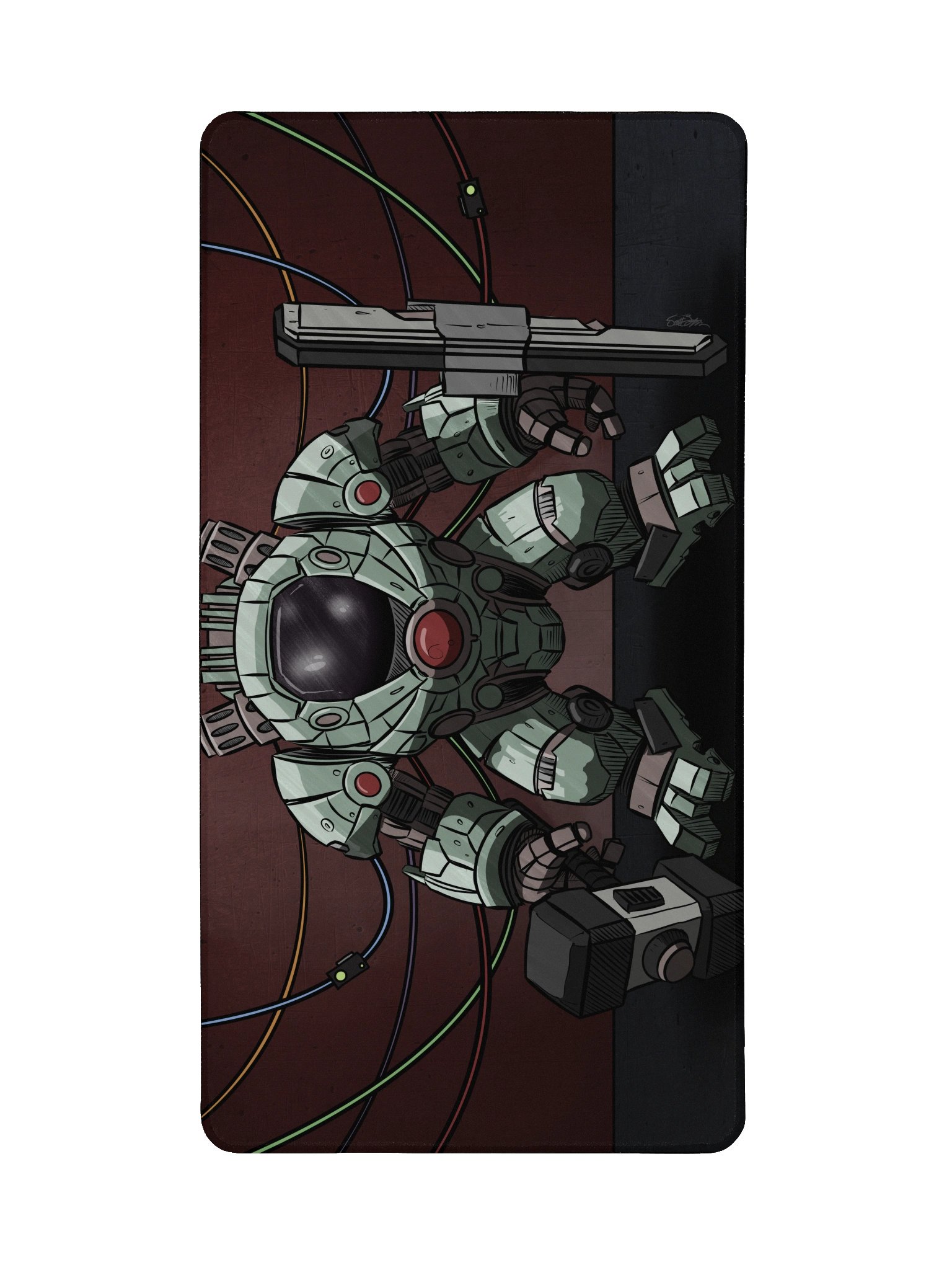 Battle Mech Maintenance Gaming Desk Mat! product image (3)