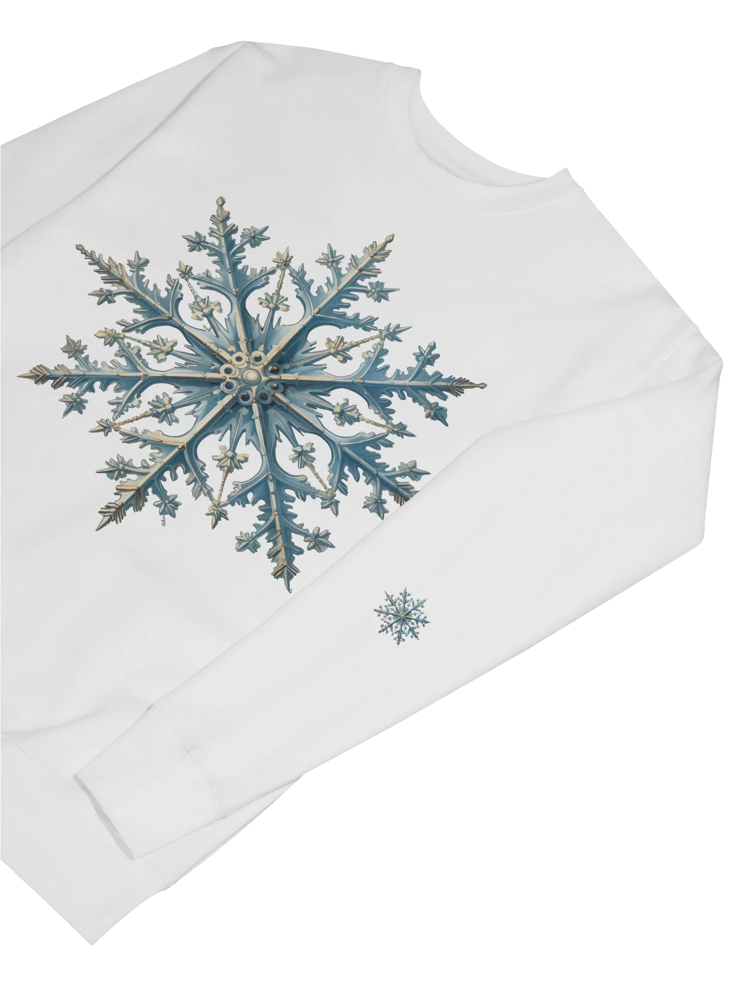 Blue Snowflake Sweatshirt product image (7)