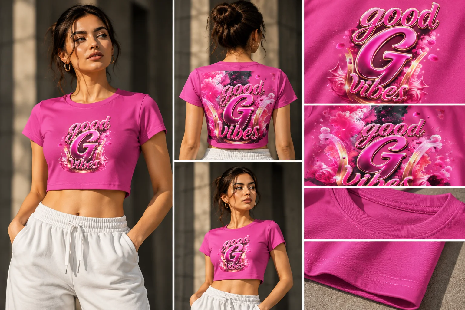 Good G Vibes Crop Tee product image (1)