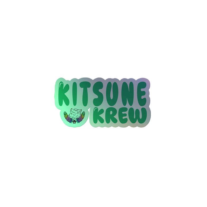KITSUNE KREW Holographic Sticker product image (2)