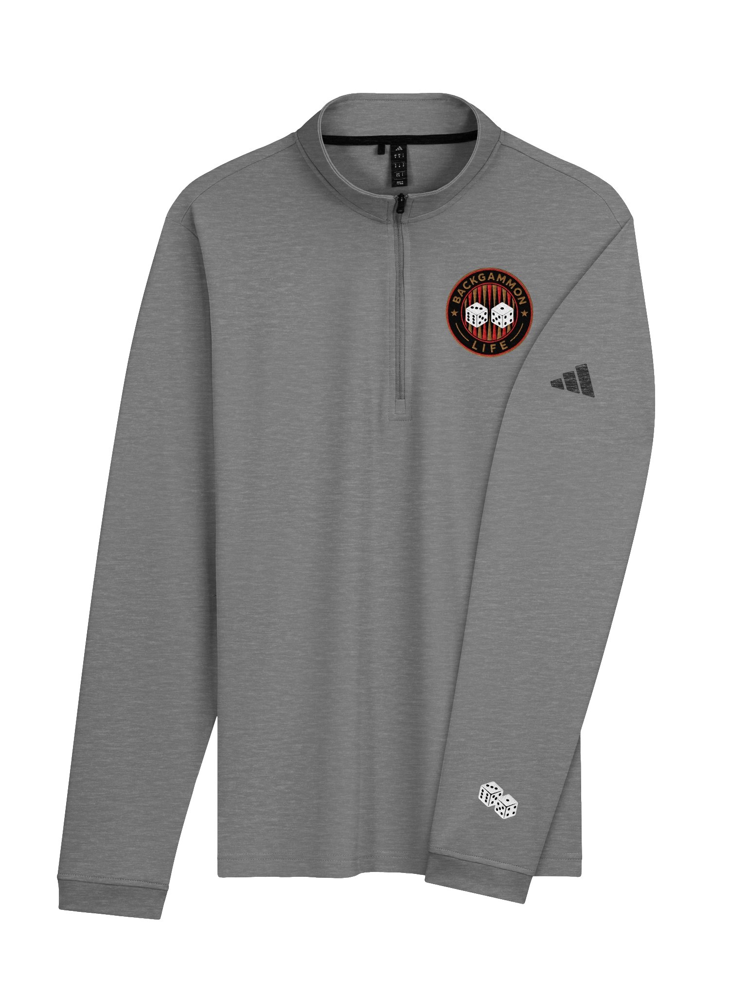 Backgammon Life Dice Circle Quarter-Zip product image (4)
