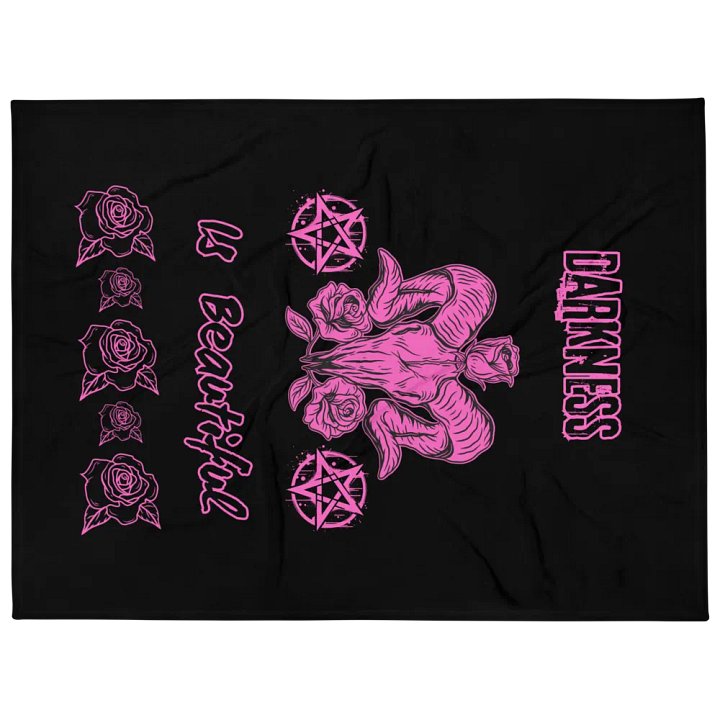 Darkness is Beautiful Blanket product image (1)