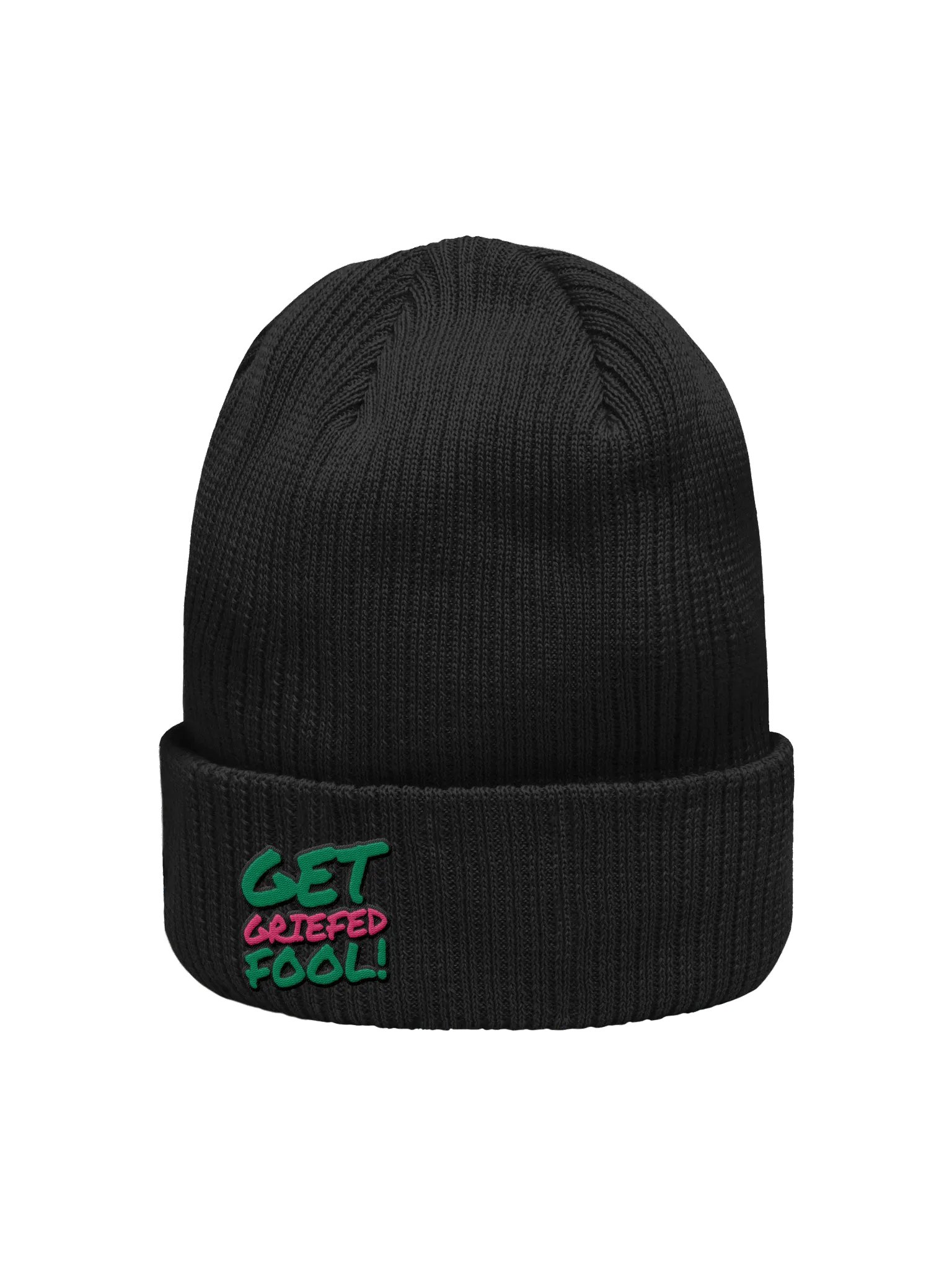 Get Griefed Fool! - Atlantis Organic Ribbed Beanie product image (8)