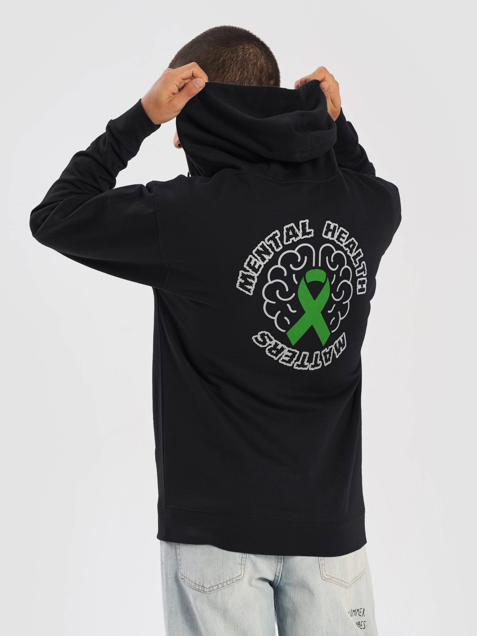 "Mental Health Matters" - Zip Up Hoodie product image (6)