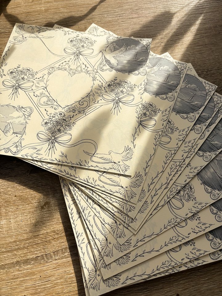 Victorian Puzzle Digital Printable File DOUBLE SIDED product image (1)