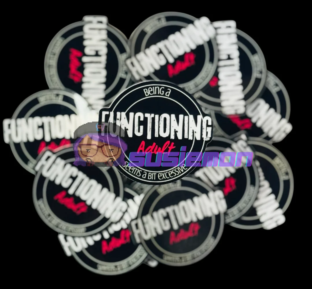 A Bit Excessive Sticker product image (1)