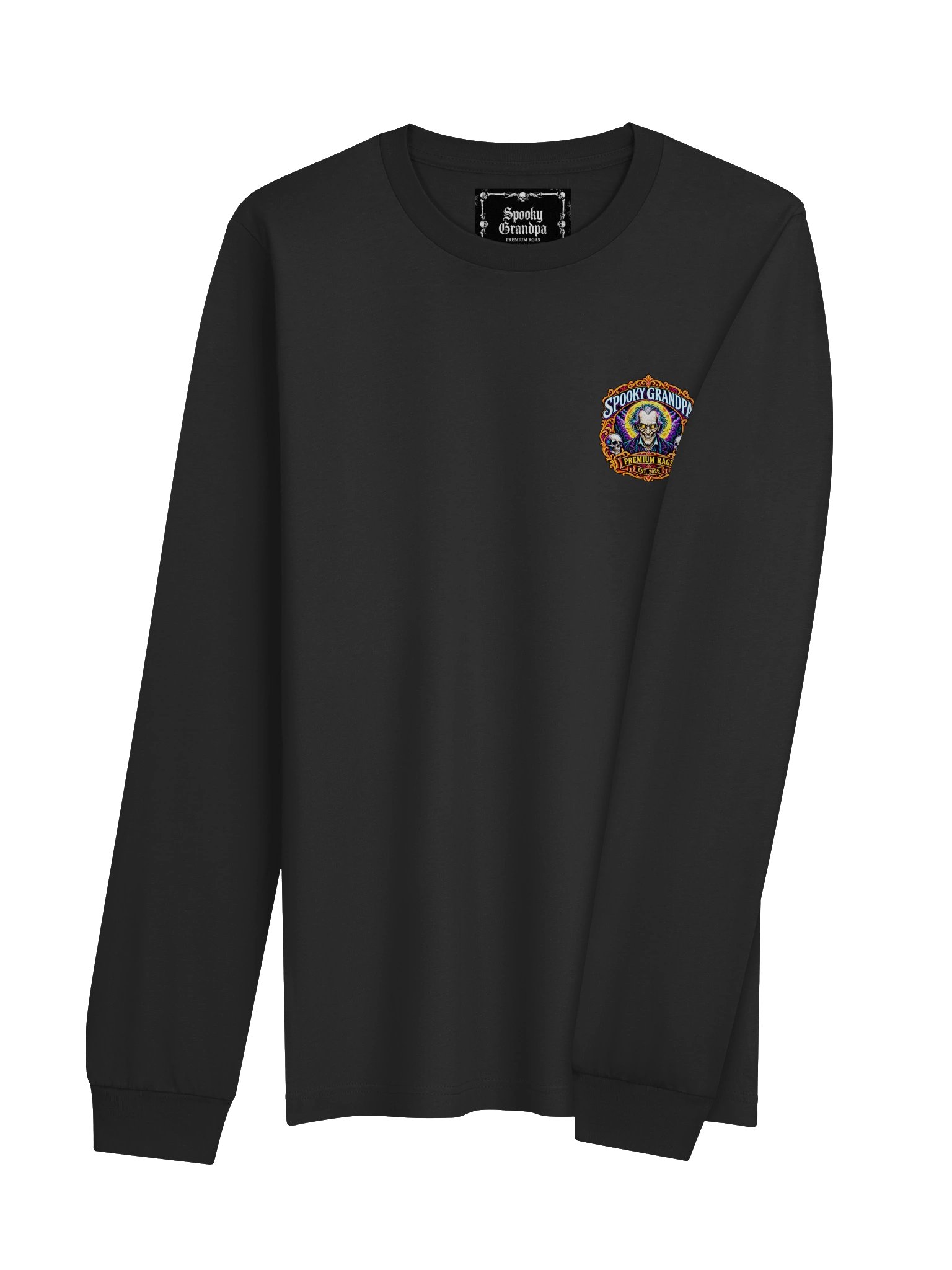 Wendigo: Neon Nightmares – Back Print Long Sleeve Shirt product image (8)