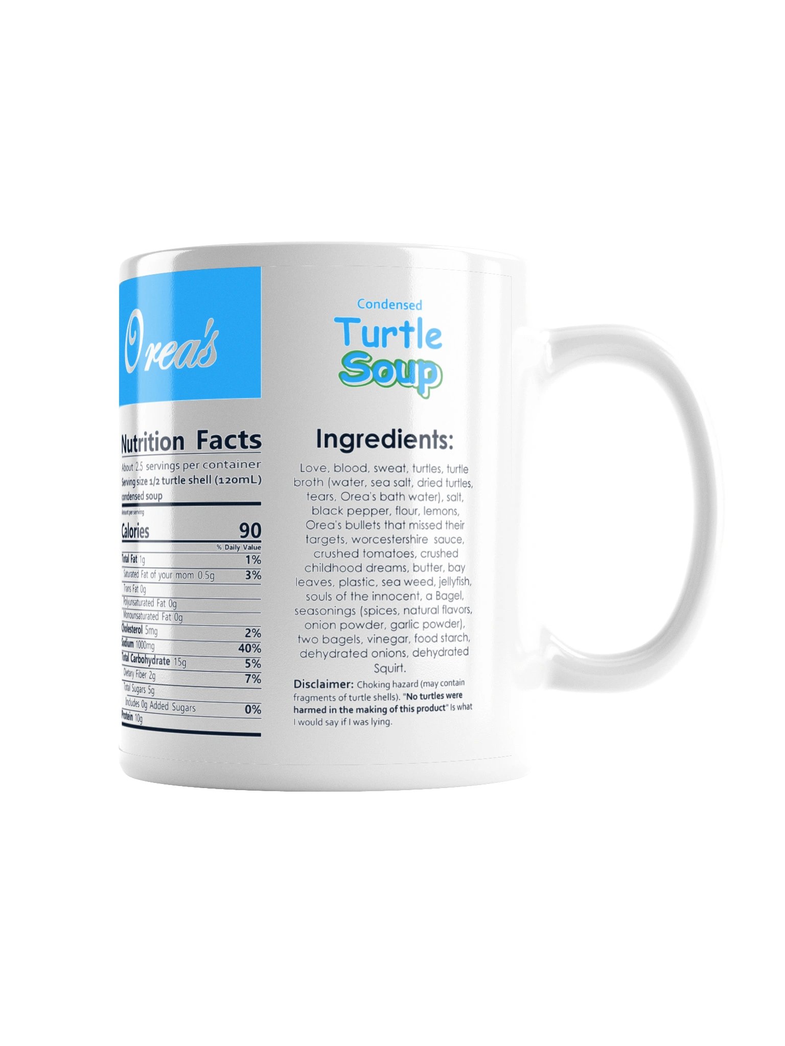 "Orea's Turtle Soup" Mug product image (3)