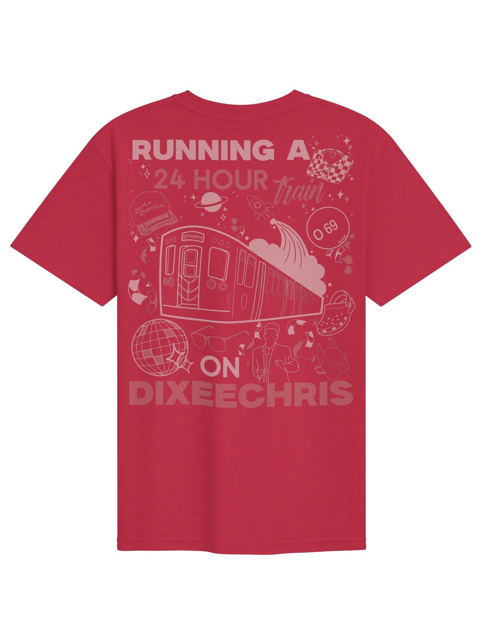24hr Train Tee - Pink product image (1)