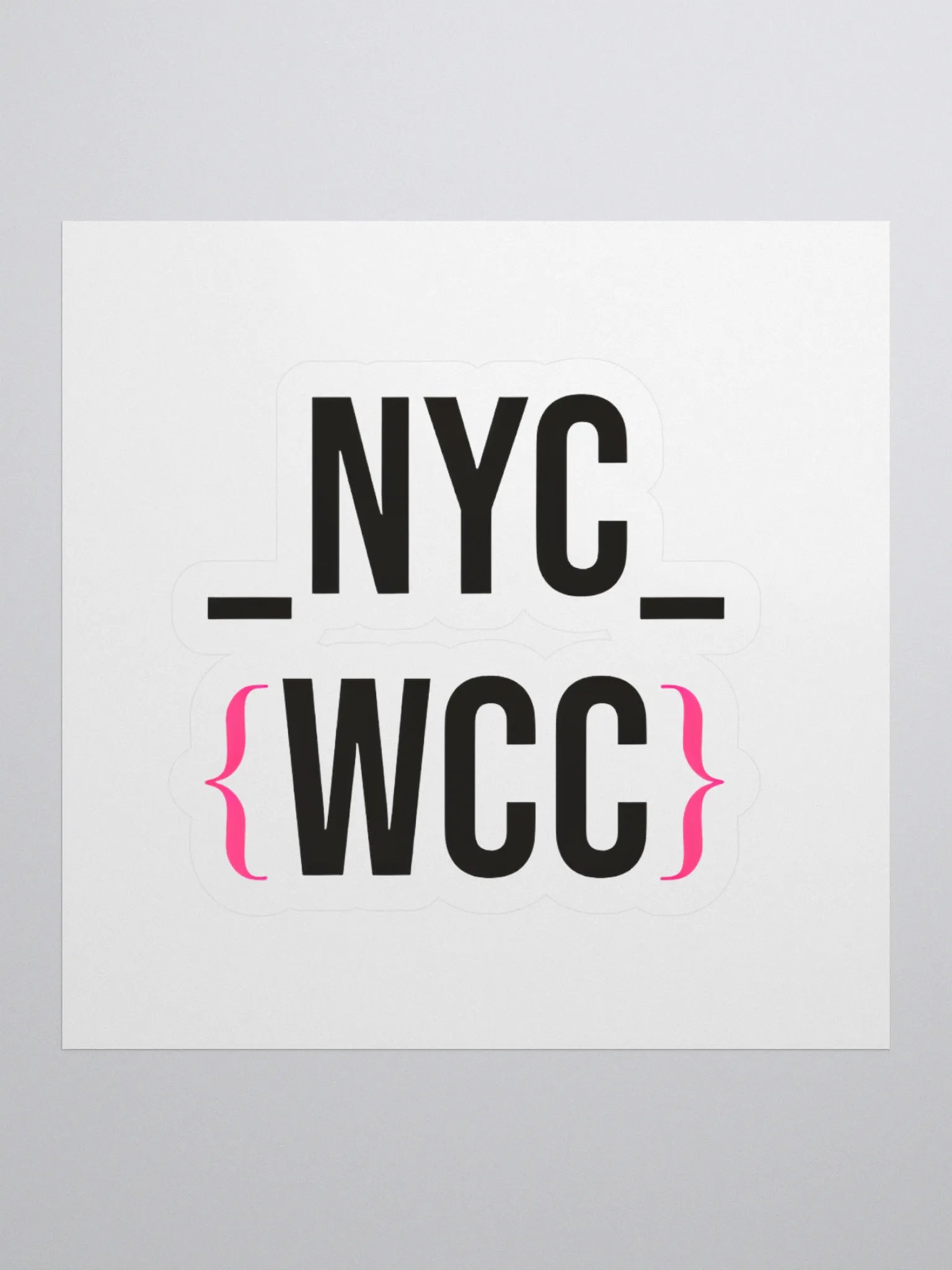 NYC WCC Laptop/Notebook Sticker product image (3)