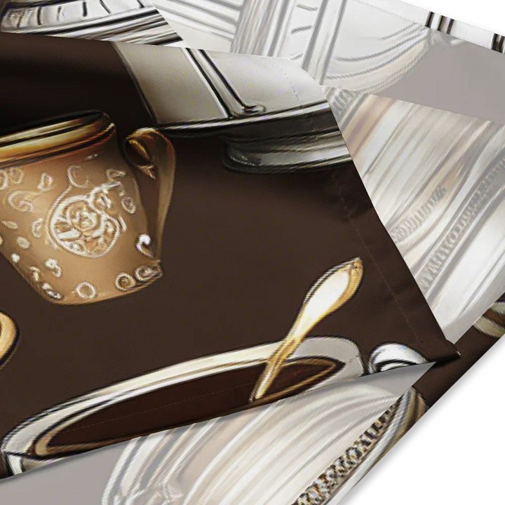 Elegant Coffee Time All-Over Bandana product image (4)