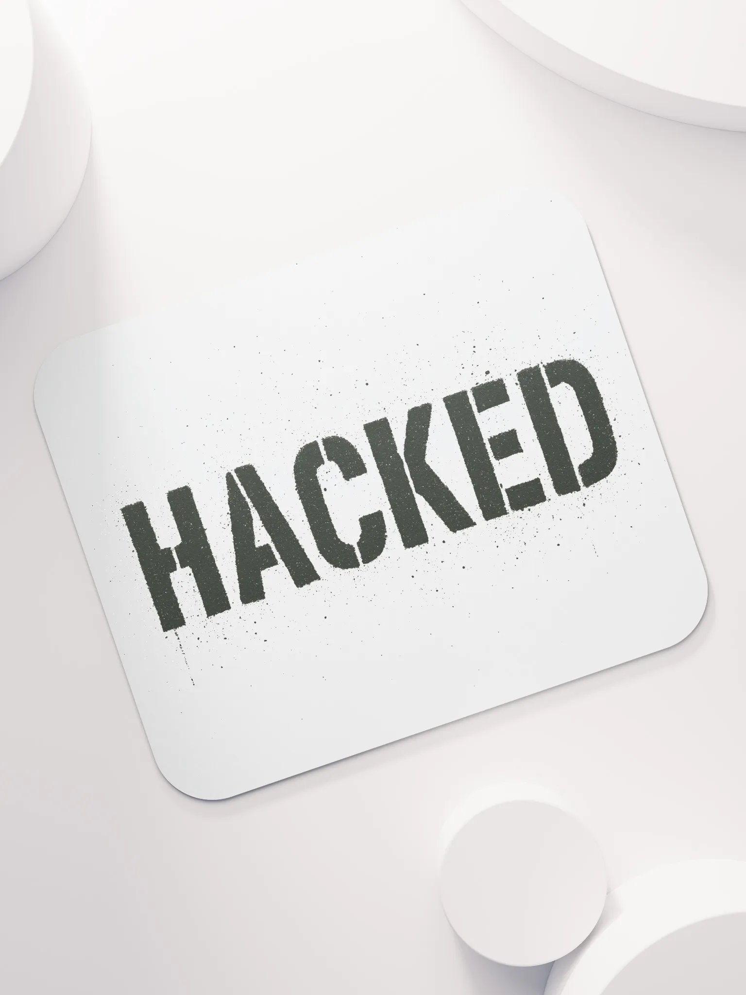 Hacked Mouse Pad White product image (7)