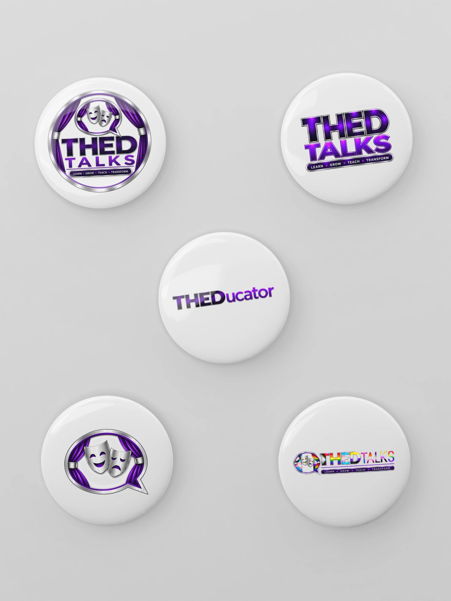 THED Talks Buttons product image (2)
