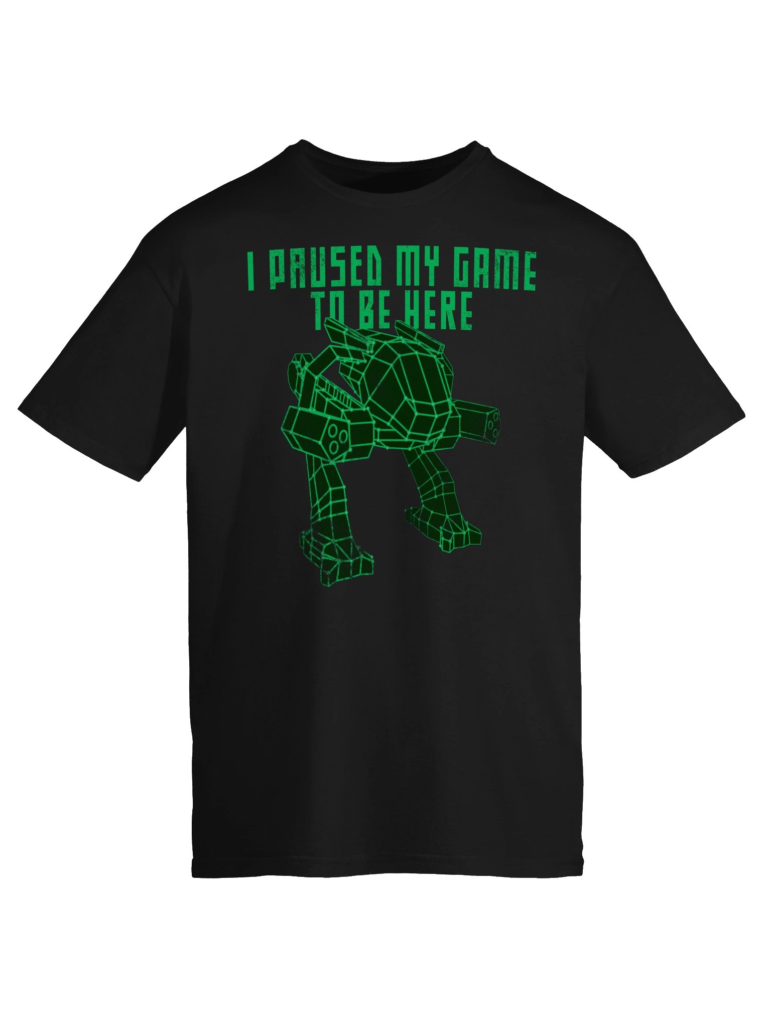 Mecha Shirt Retro Gamer I Paused My Game To Be Here Funny Tee product image (5)