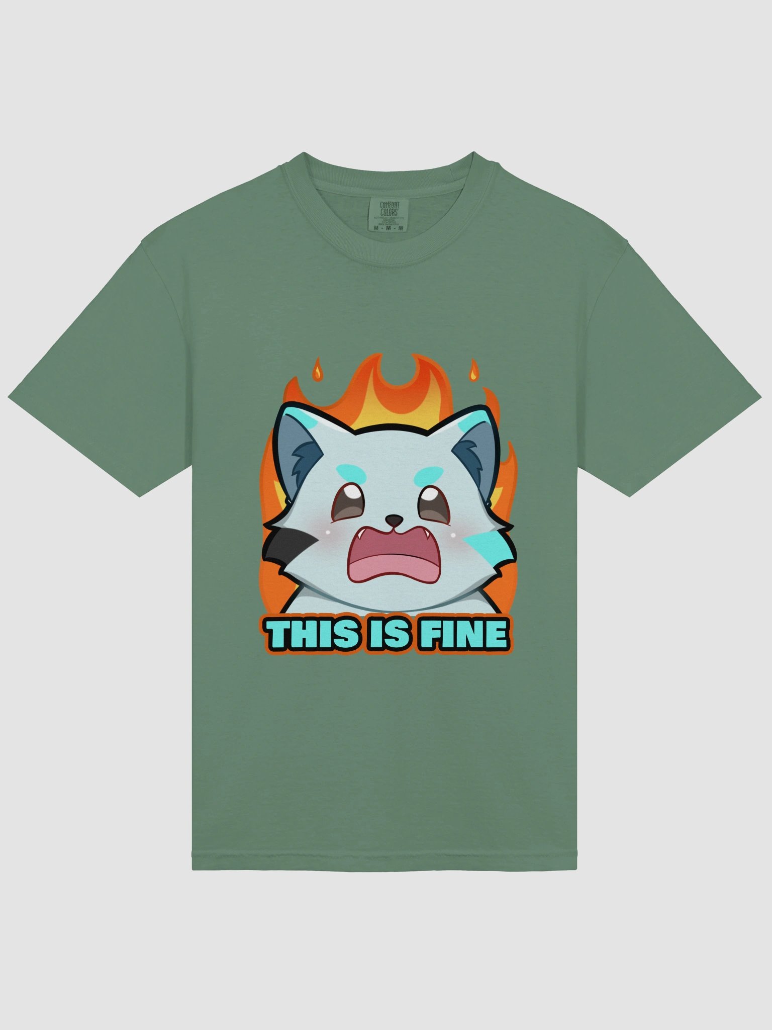 THIS IS FINE T-Shirt product image (31)