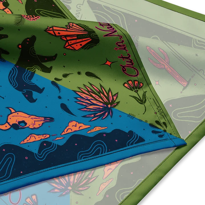 Out in Nature Bandana V2 — Symmetrical Desert Print product image (3)
