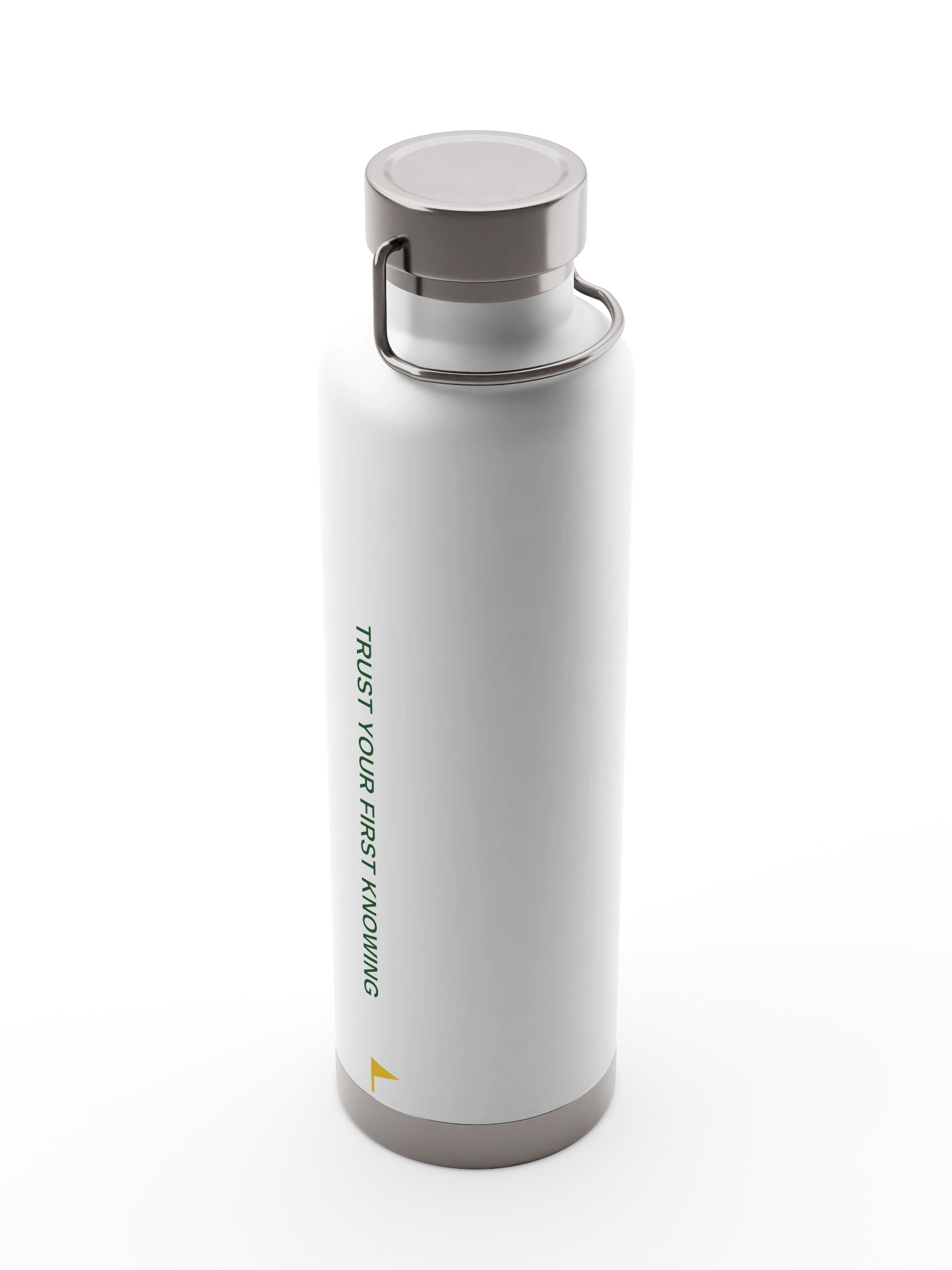 Trust Your First Knowing Water Bottle - White product image (5)