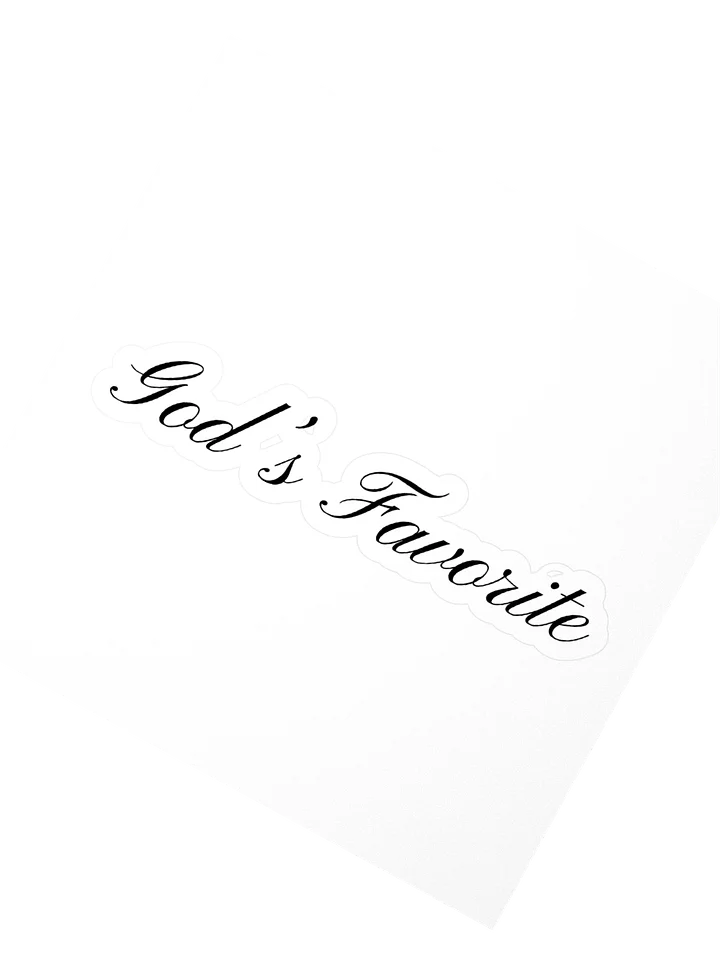 God's Favorite Sticker product image (2)